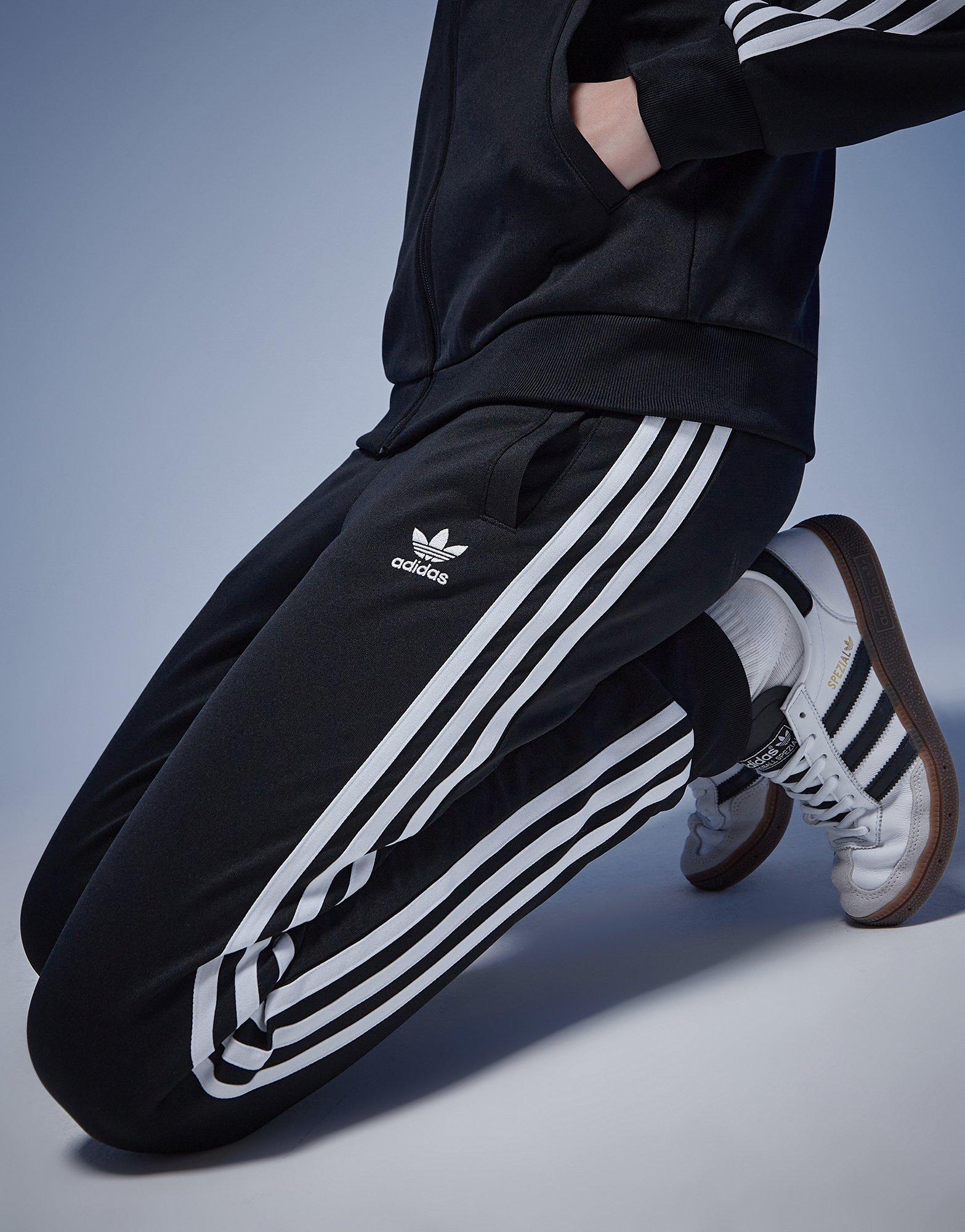 Adidas originals tape discount poly track pants