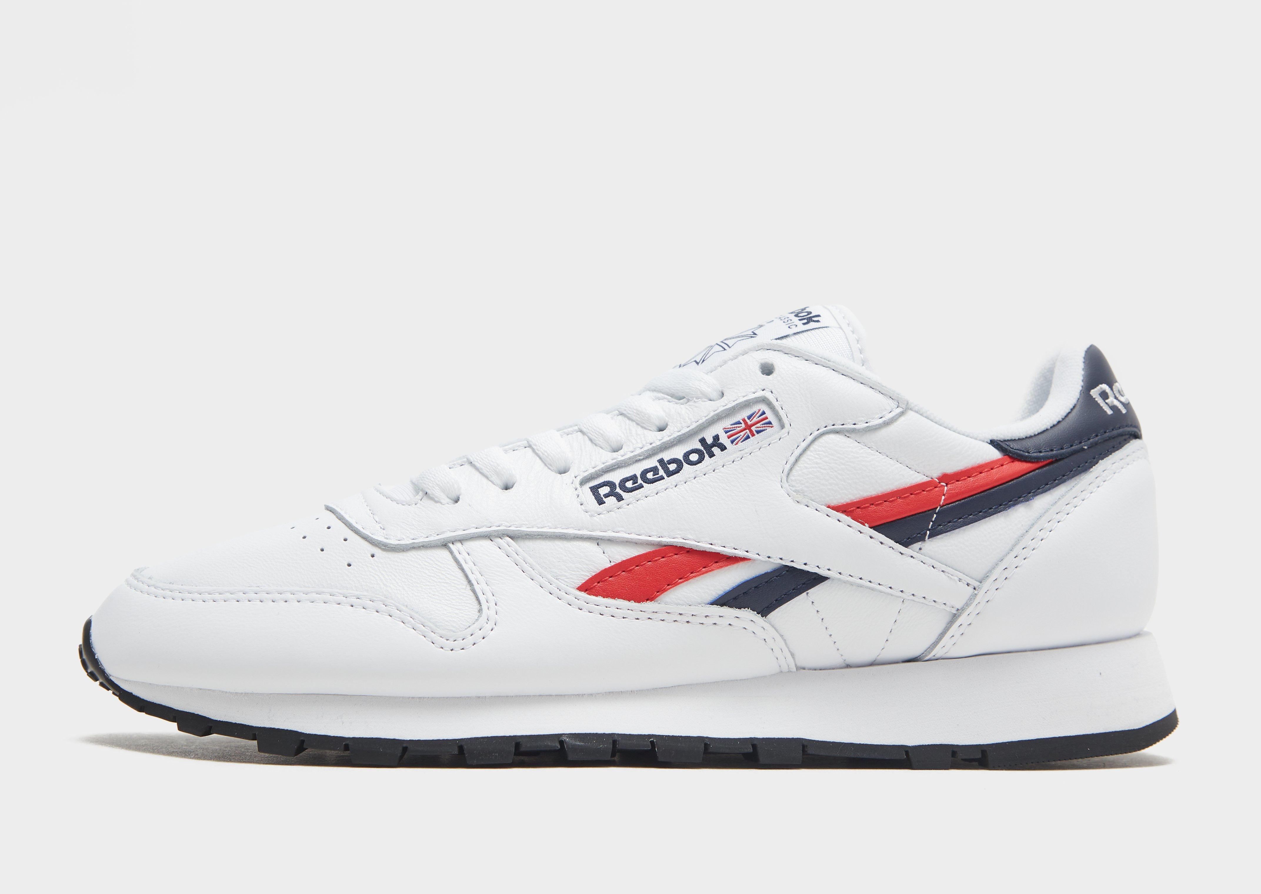 For en dagstur ækvator I detaljer White Reebok Classic Leather | JD Sports Global