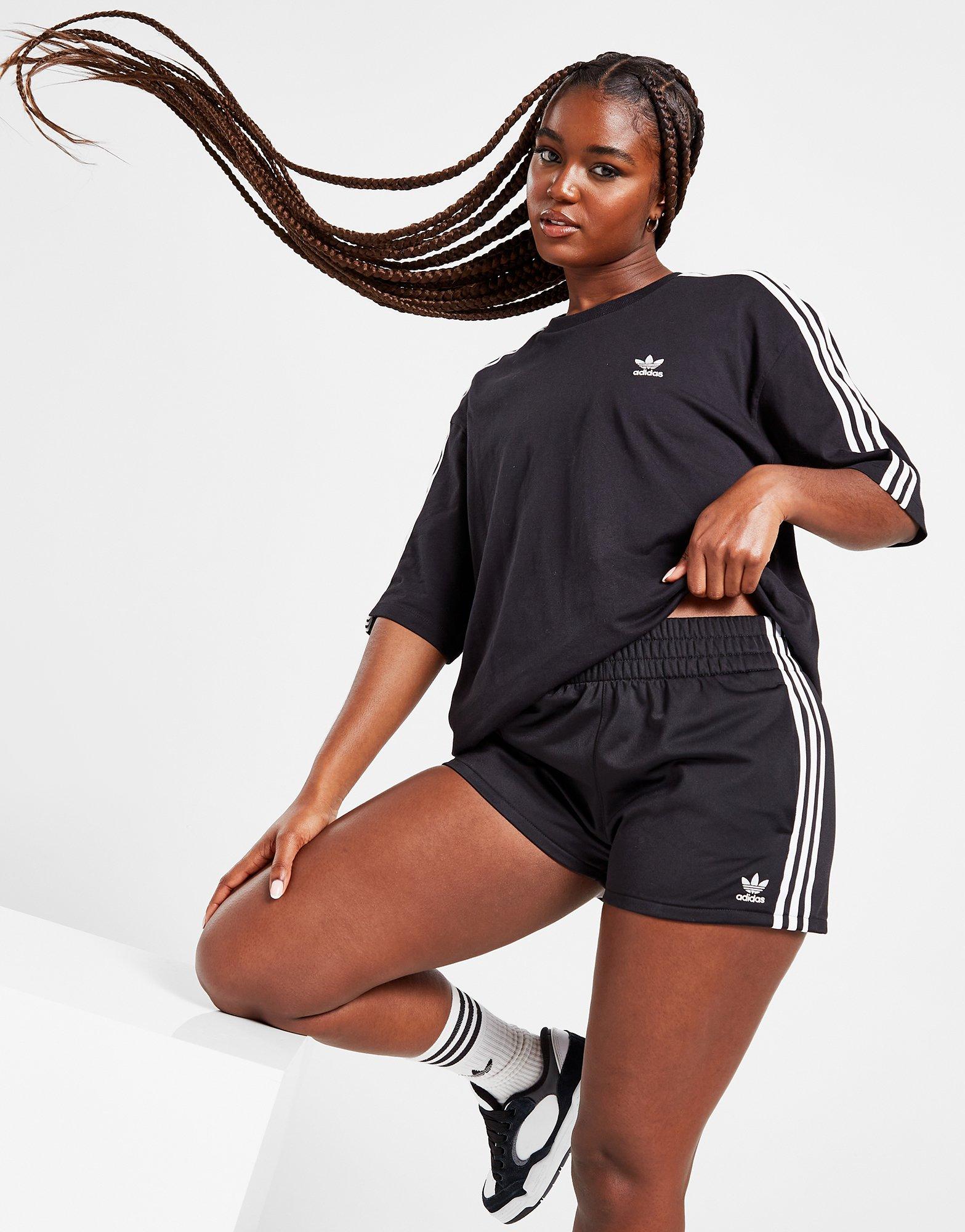 Apropiado lecho Plantando árboles Black adidas Originals 3-Stripes Poly Shorts | JD Sports Global