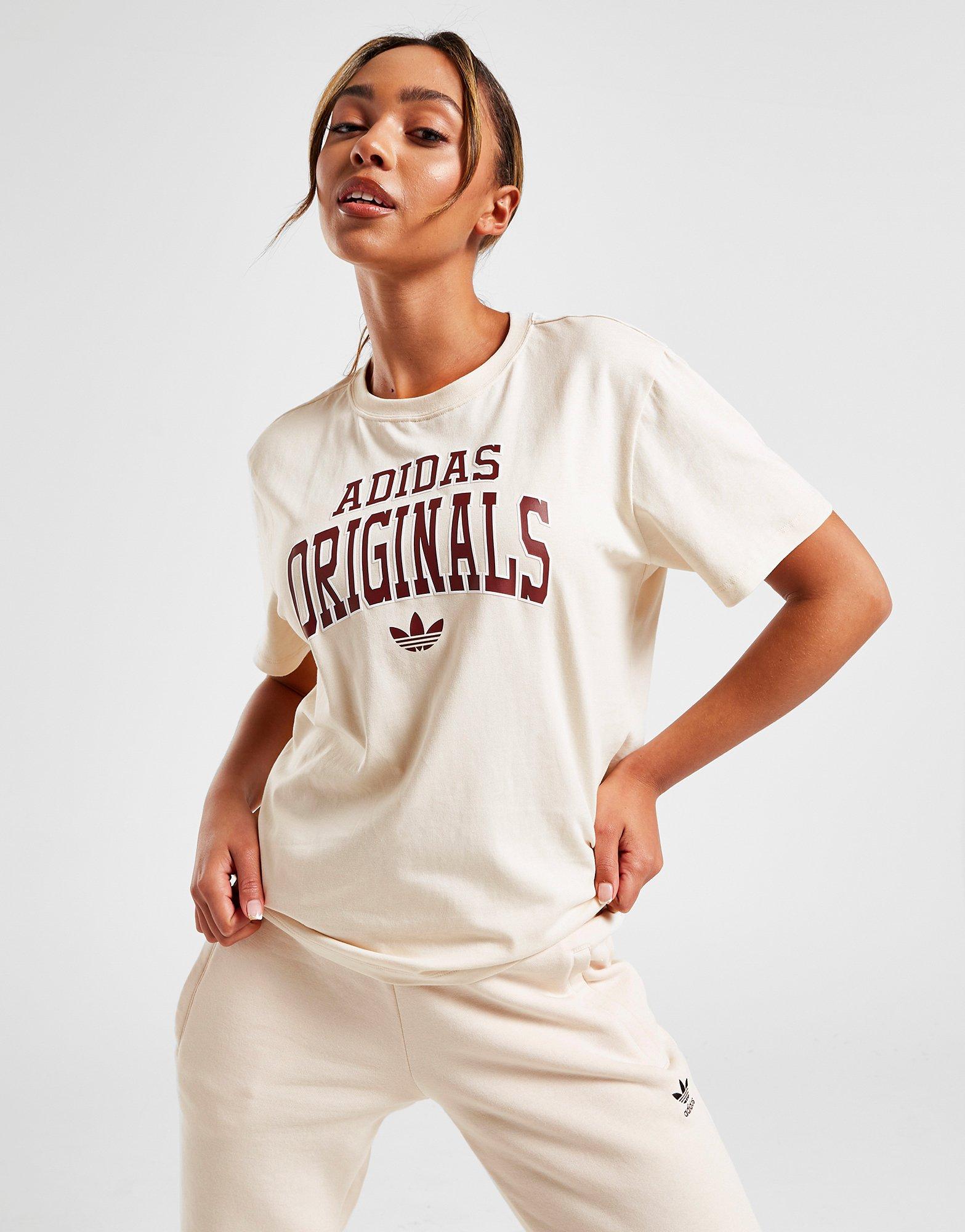 White adidas Originals Varsity T-Shirt | JD Sports UK