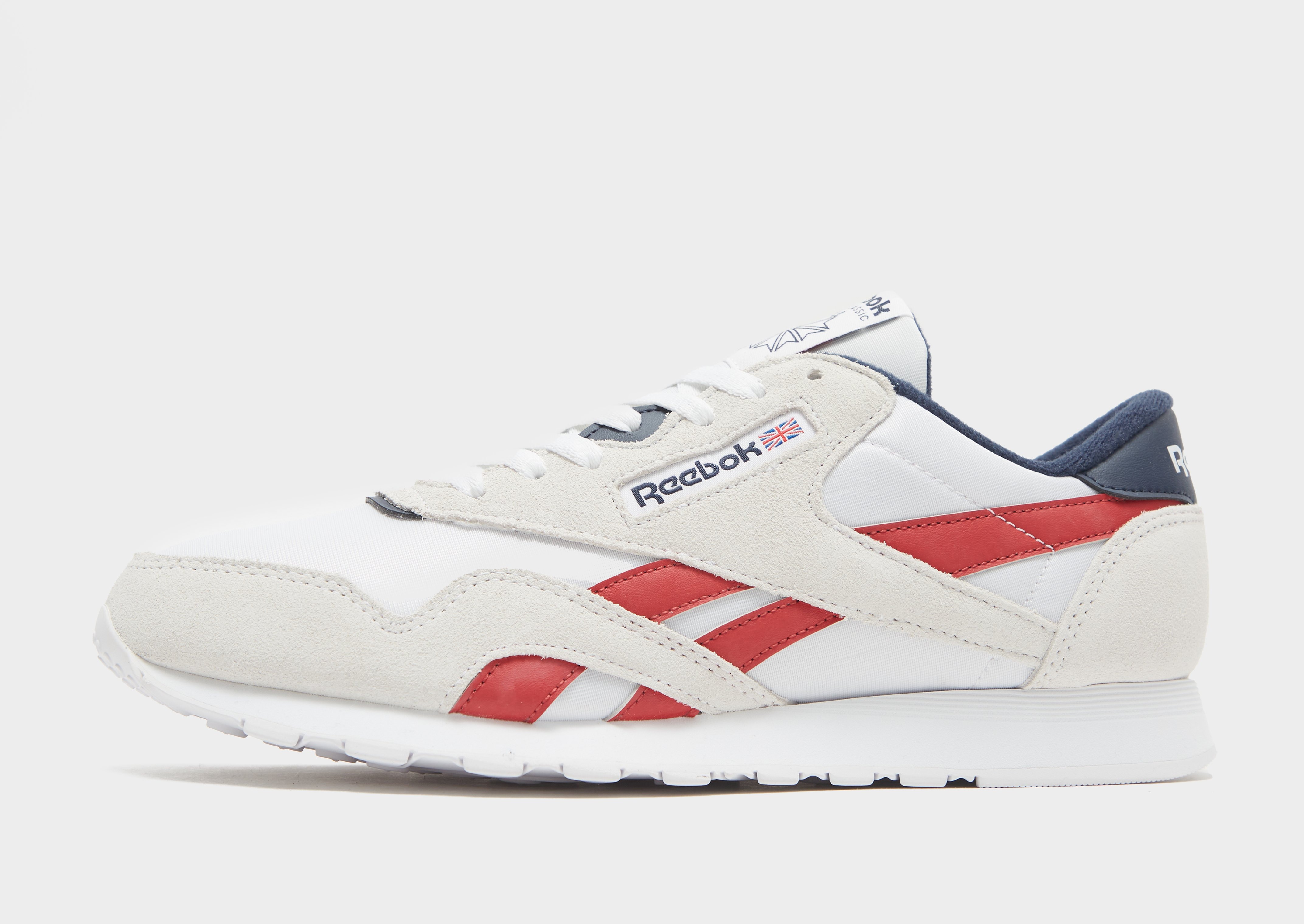 Aanbod eiland verzameling Cloud White Flash Red Vector Navy Reebok Classic Nylon | JD Sports
