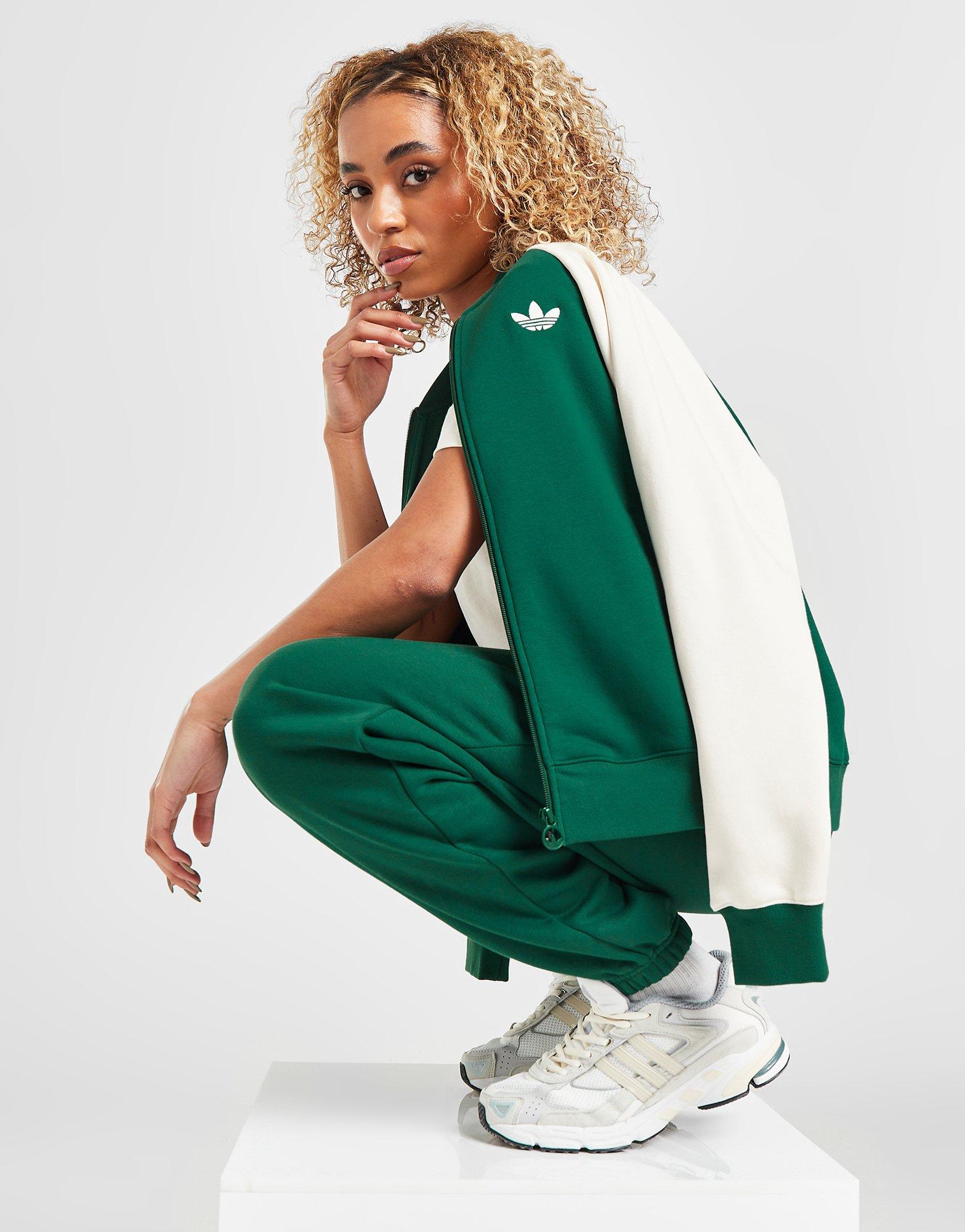 Green adidas Originals Varsity Bomber Jacket - JD Sports Global