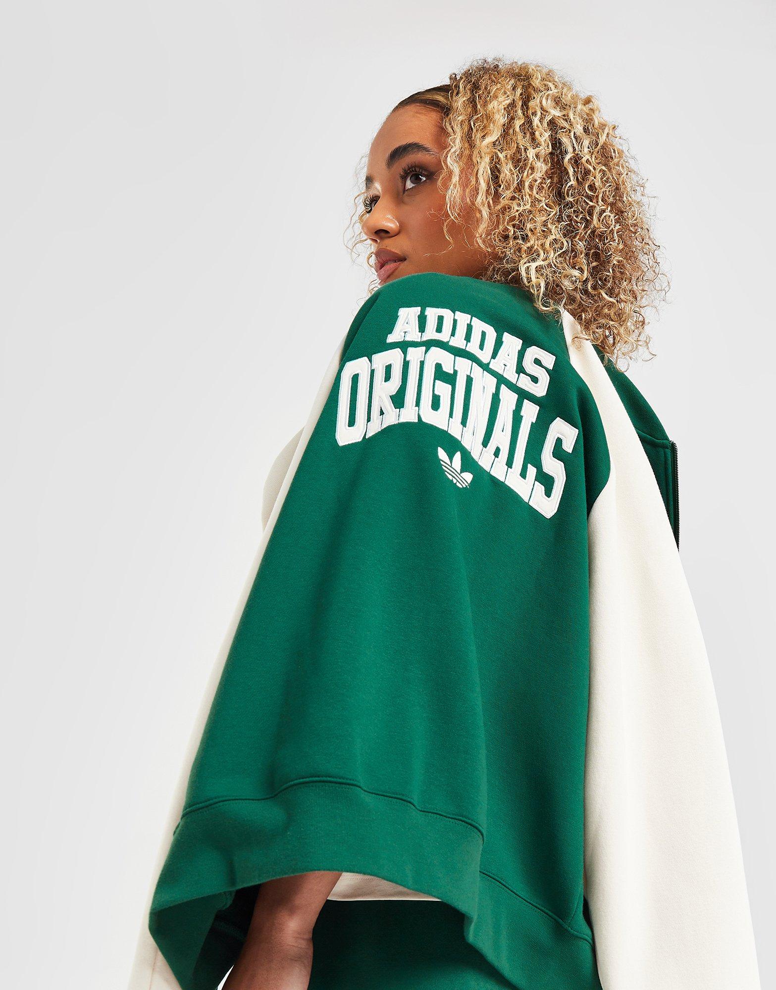 adidas Originals SST VARSITY - Bomber Jacket - green/black/green