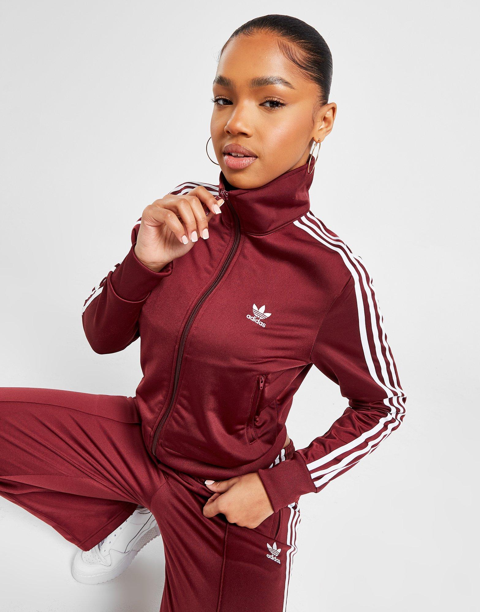 Burgundy adidas Originals Track Top | UK