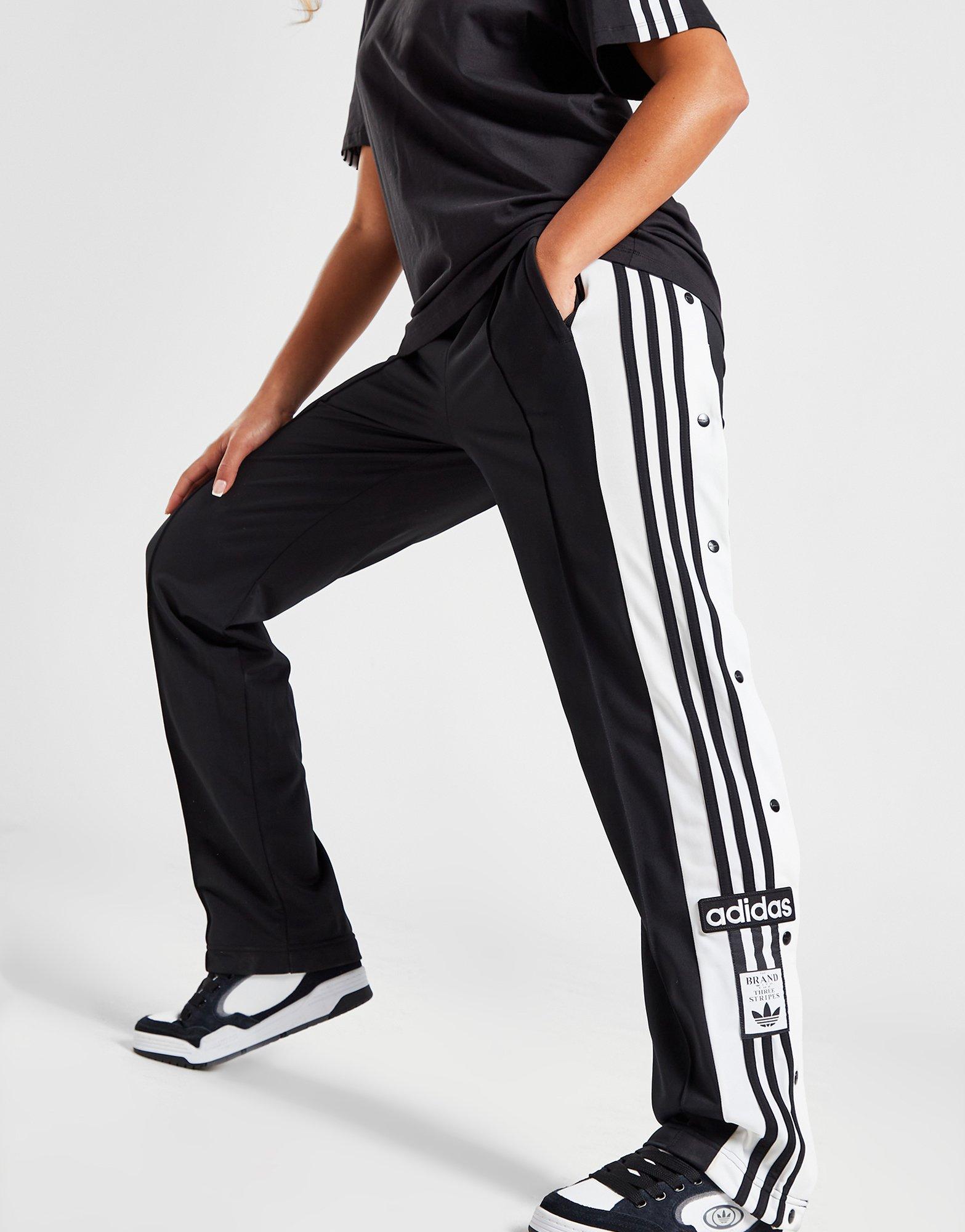 Adidas originals adibreak side popper track pants in online black