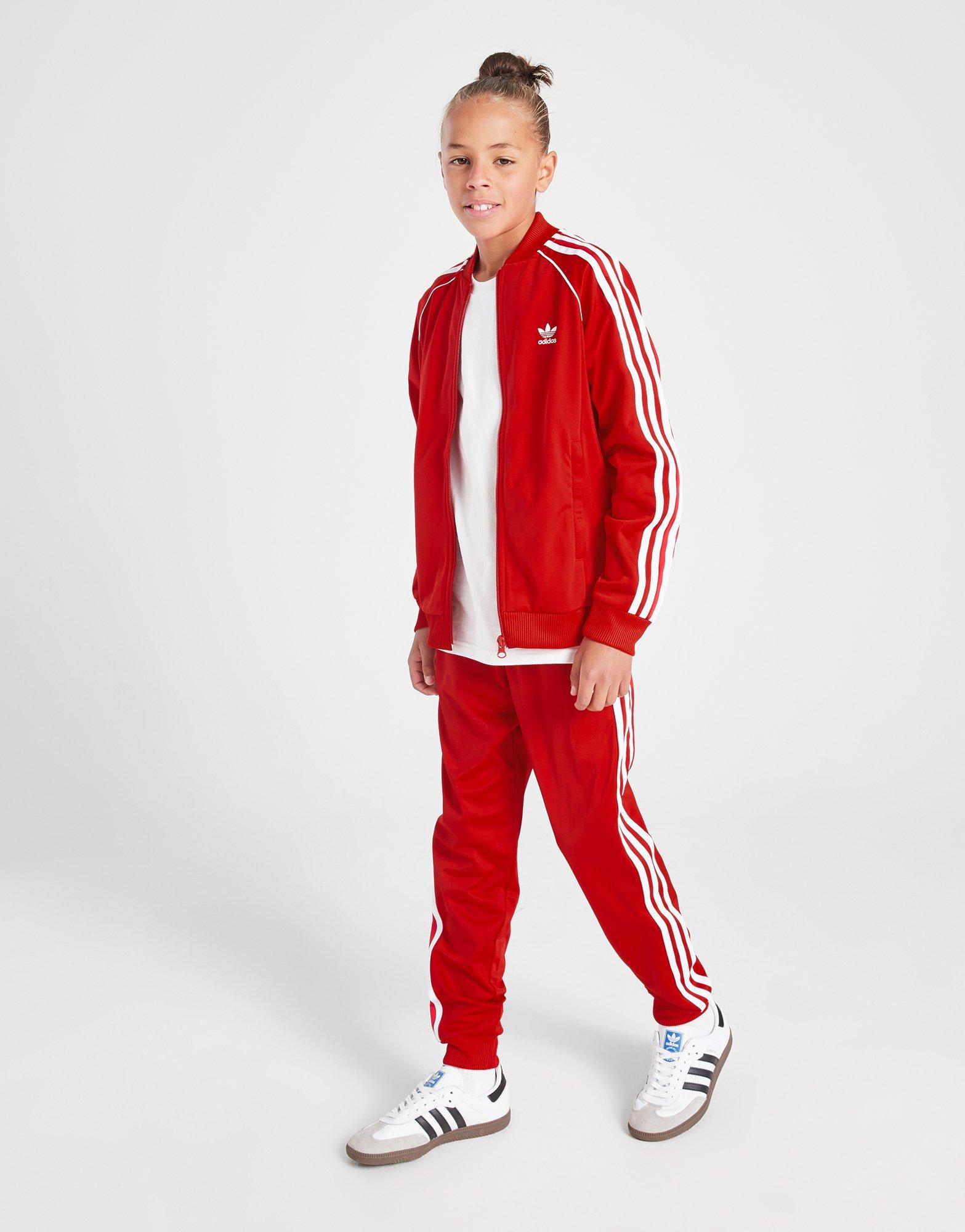 adidas Originals SST TRACK TOP Vermelho - Entrega gratuita   ! -  Textil Casacos fato de treino Crianca 34,50 €