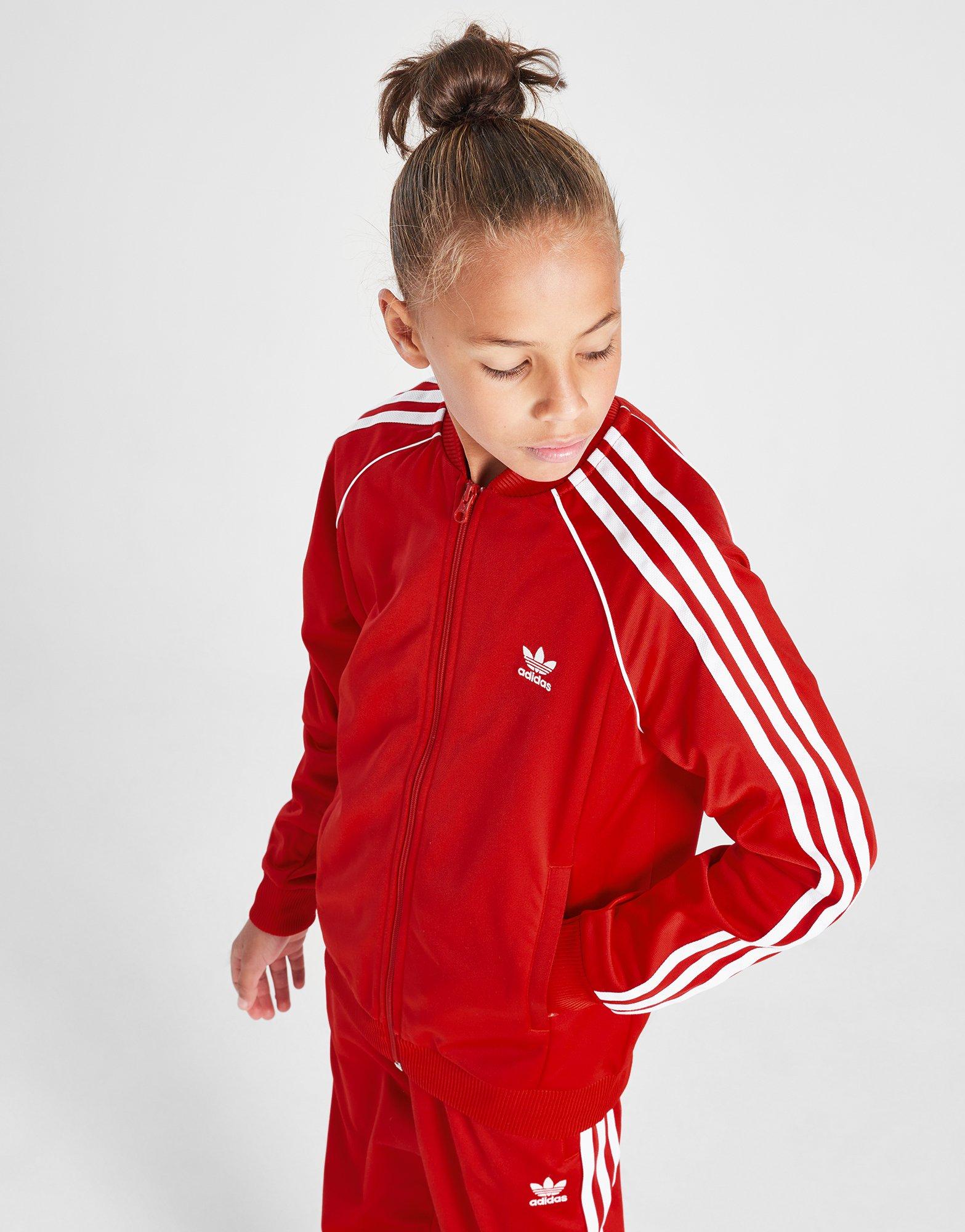 adidas Originals SST TRACK TOP Vermelho - Entrega gratuita   ! -  Textil Casacos fato de treino Crianca 34,50 €