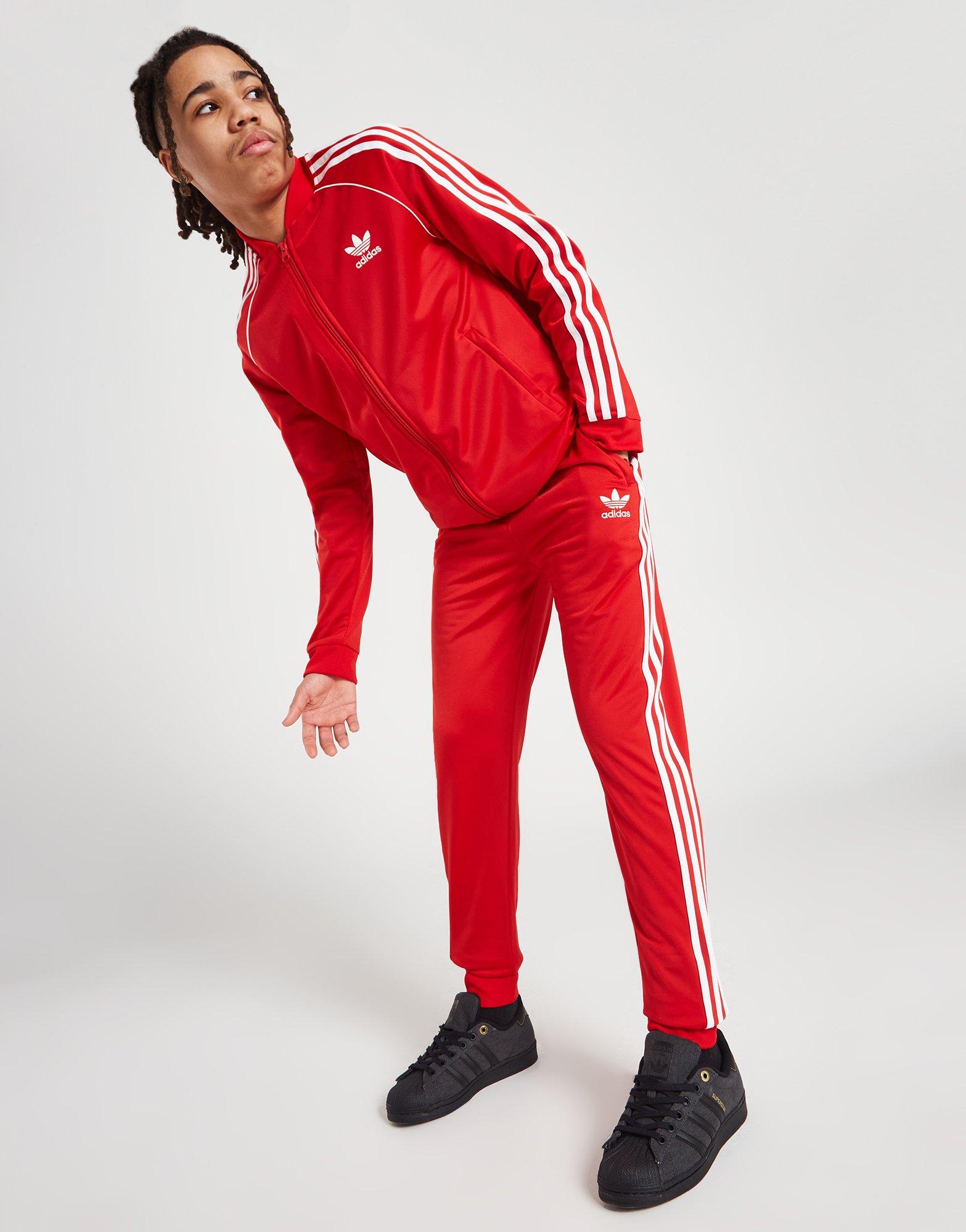 Pantalon Survêtement Adidas SST Rouge pour Homme
