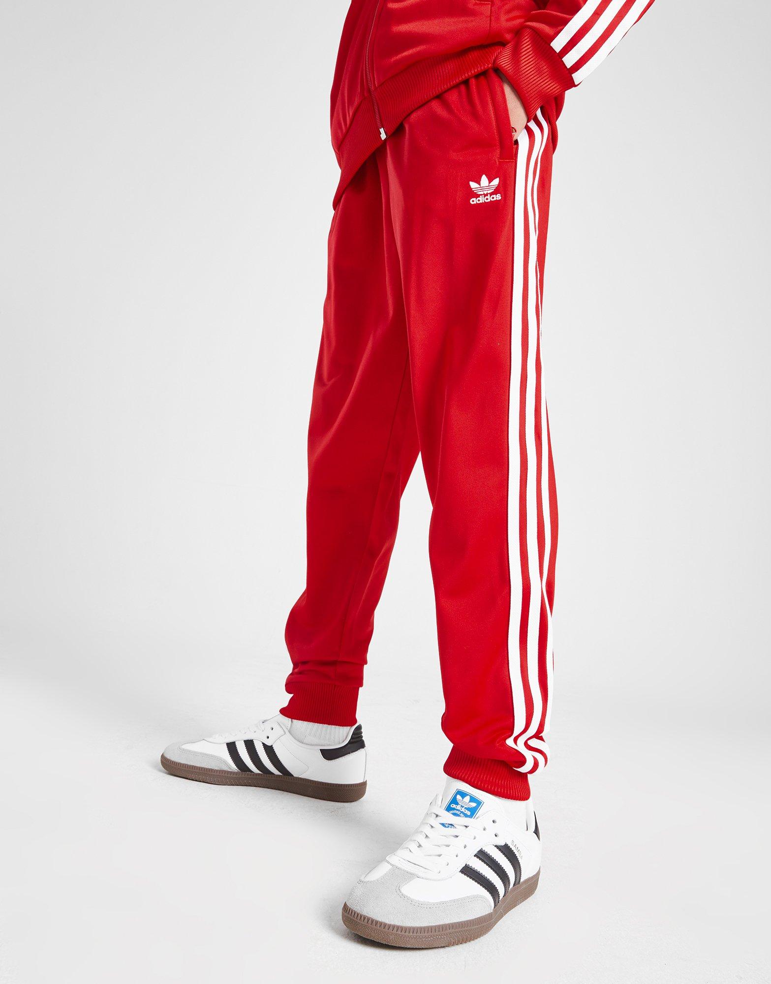 Adidas originals shop red track pants