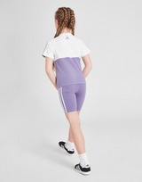 adidas Girls' Linear Colour Block T-Shirt/Shorts Children
