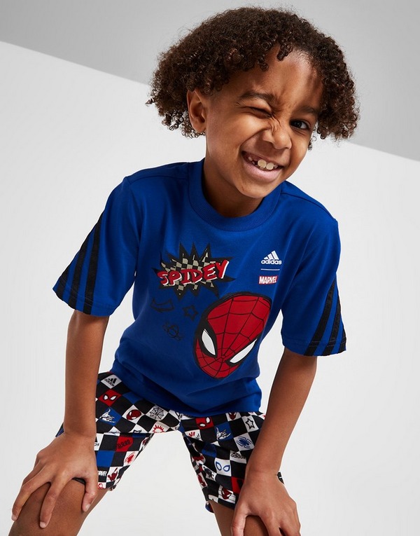 adidas x Marvel Spiderman 3-Stripes T-Shirt Children
