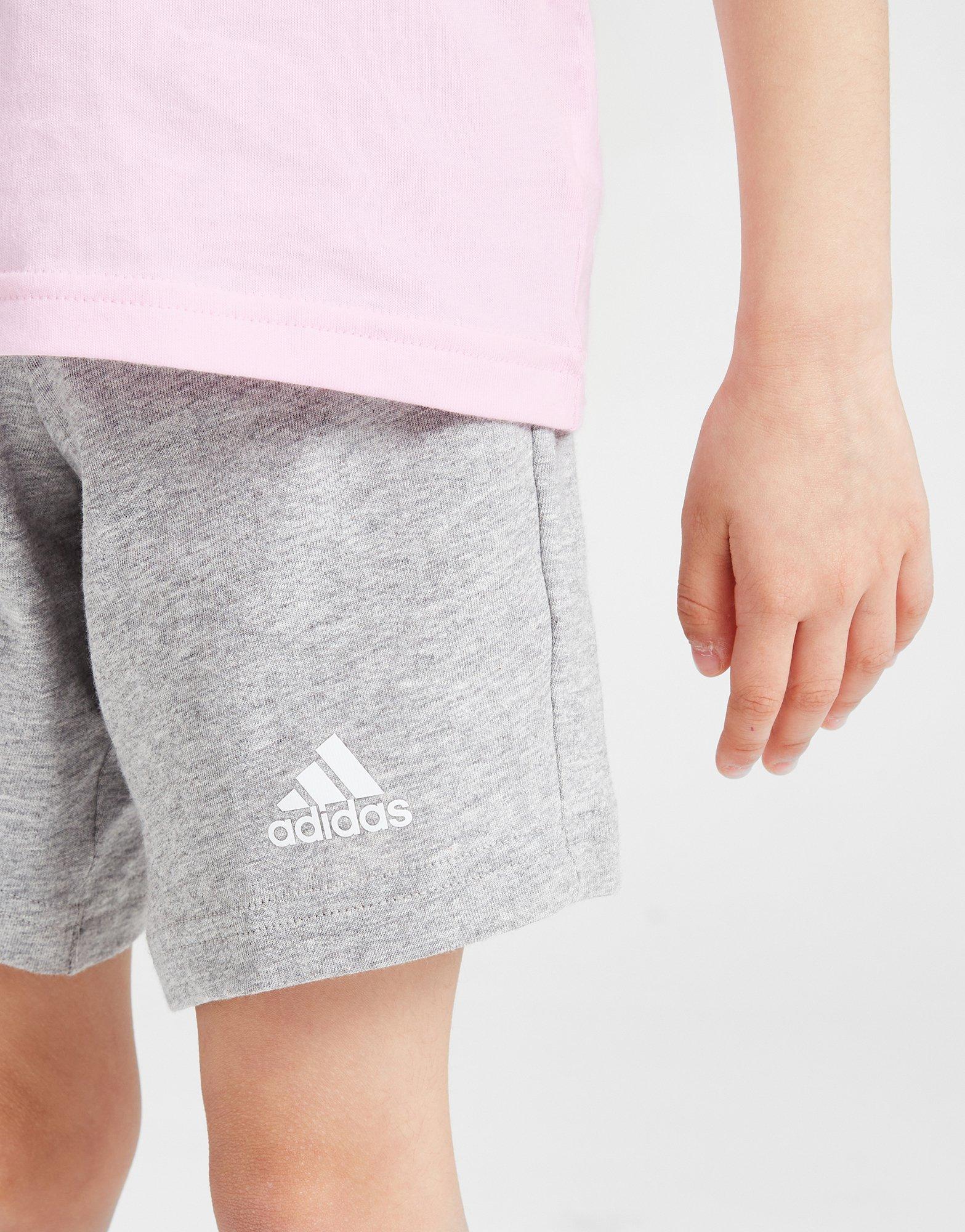 adidas Girls' Badge Of Sport T-Shirt/Shorts Set Infant