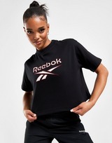 Reebok camiseta reebok classics cropped big logo