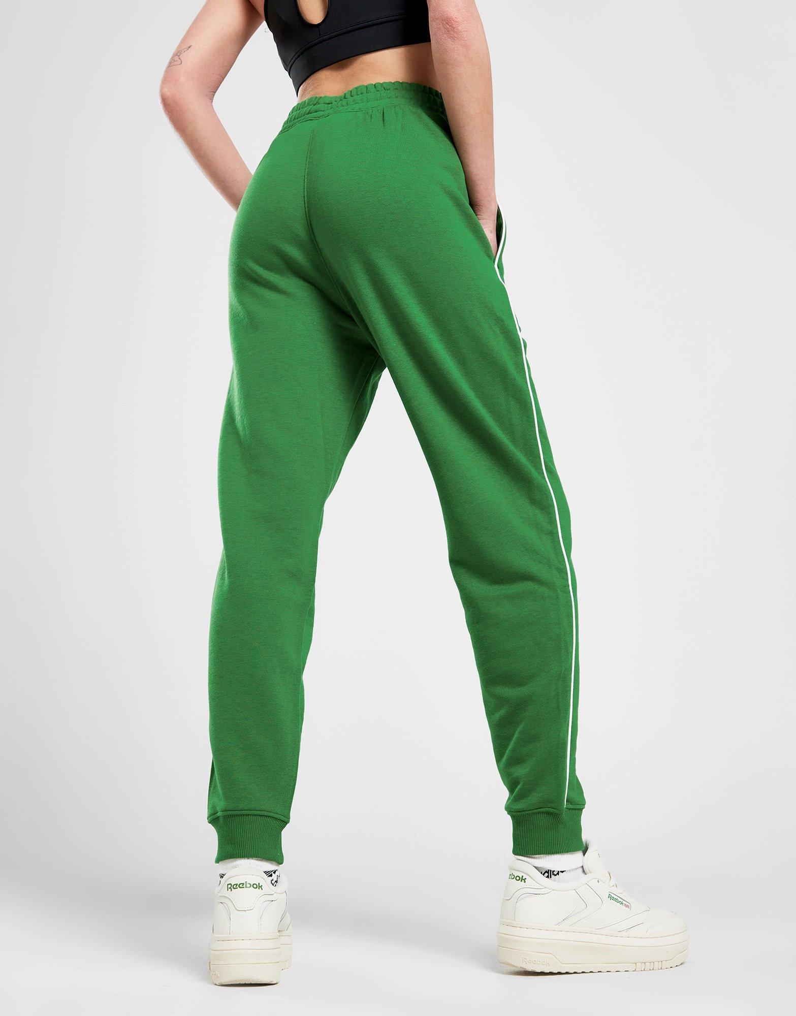 Green Reebok Classics Cuffed Joggers - JD Sports NZ