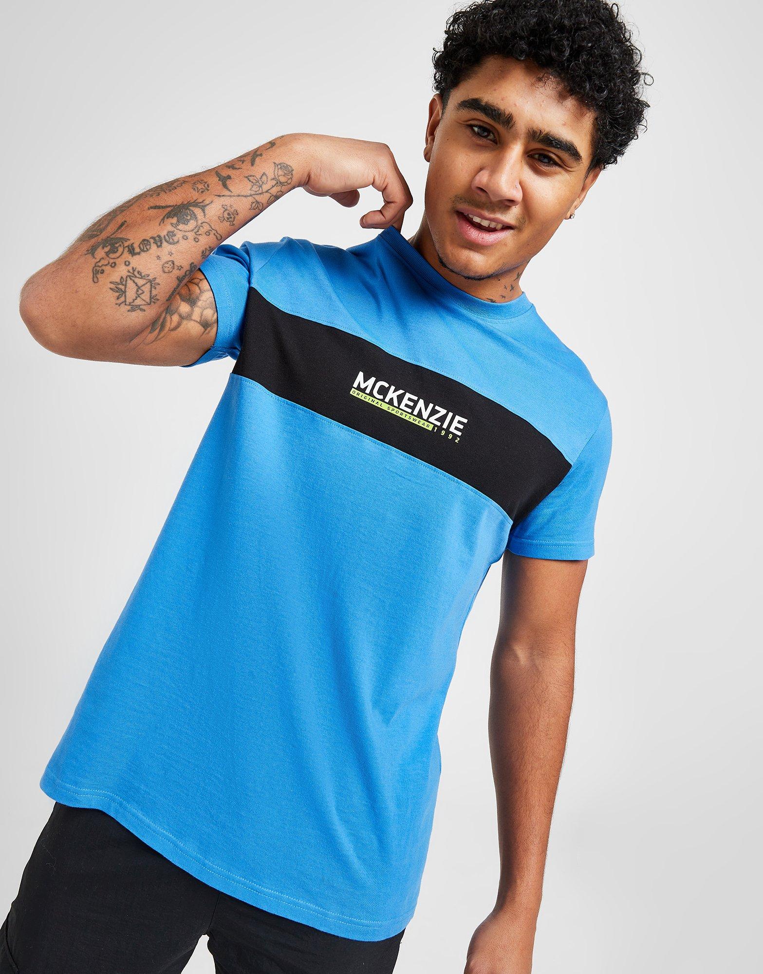 McKenzie T Shirt Tiger Homme Bleu JD Sports France