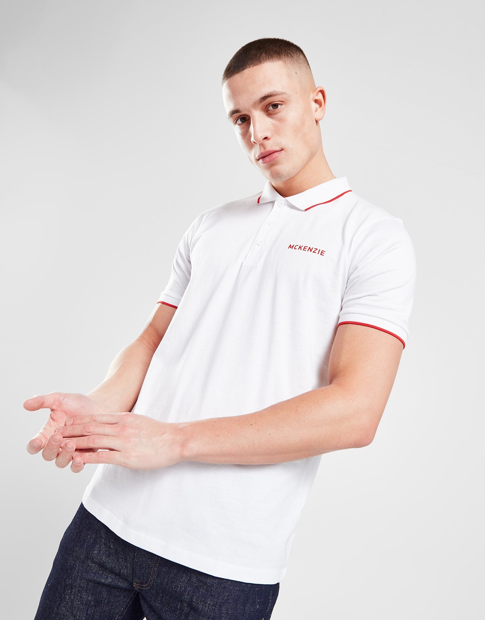 McKenzie Soul Polo Shirt in Bianco JD Sports