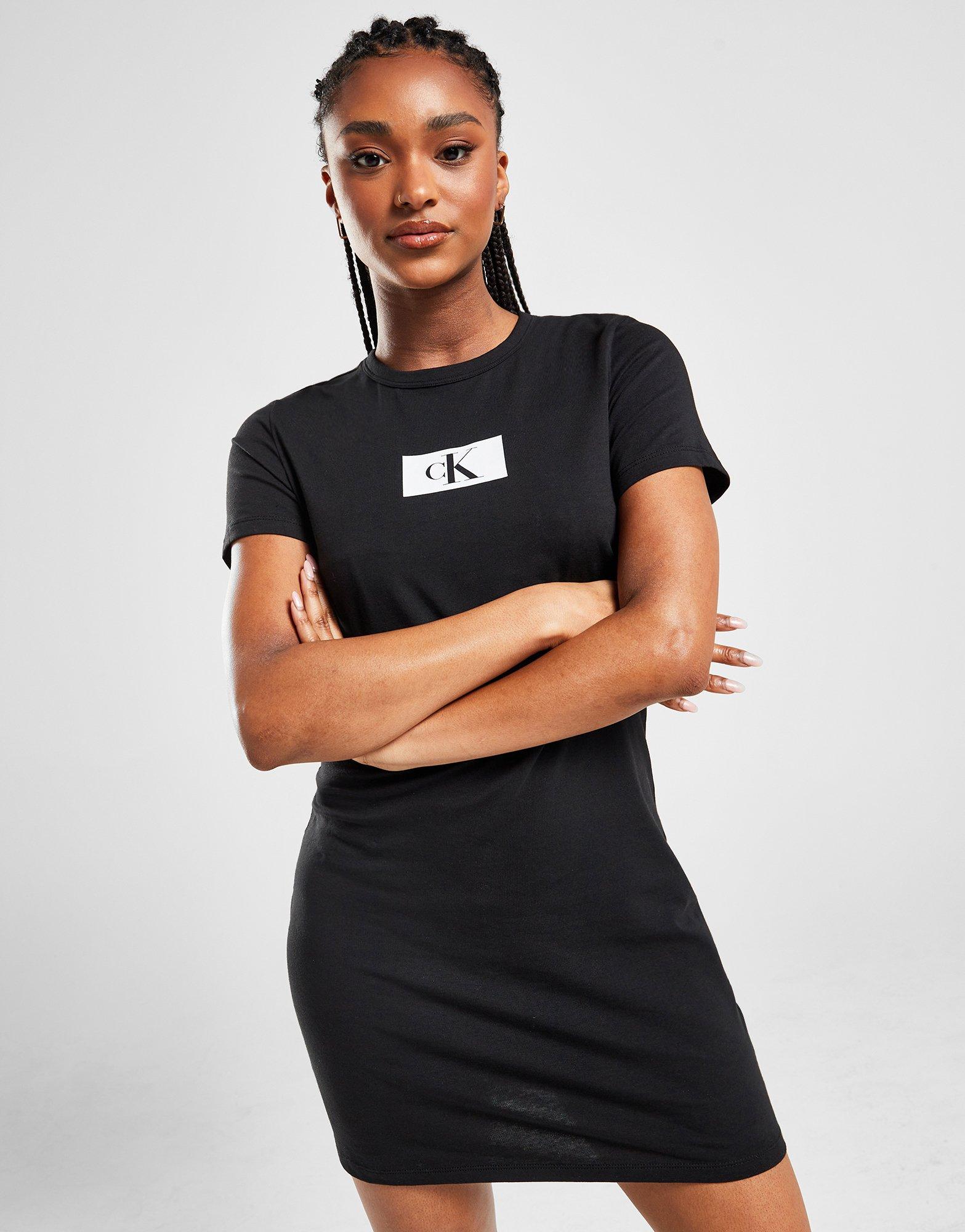 Black Calvin Klein CK96 T-Shirt Dress