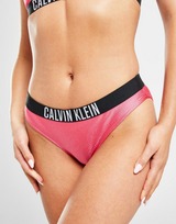 Calvin Klein Swim Large Logo Rib Bikini Bottoms