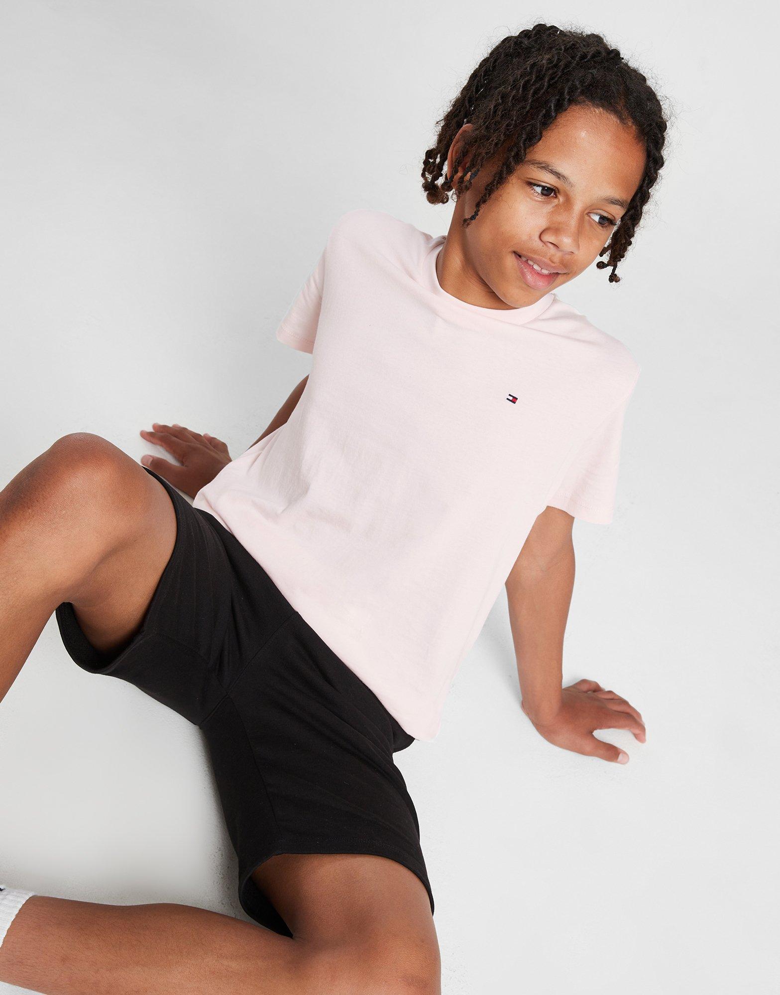 Pink Tommy Hilfiger Core Small Logo T-Shirt Junior - JD Sports Global