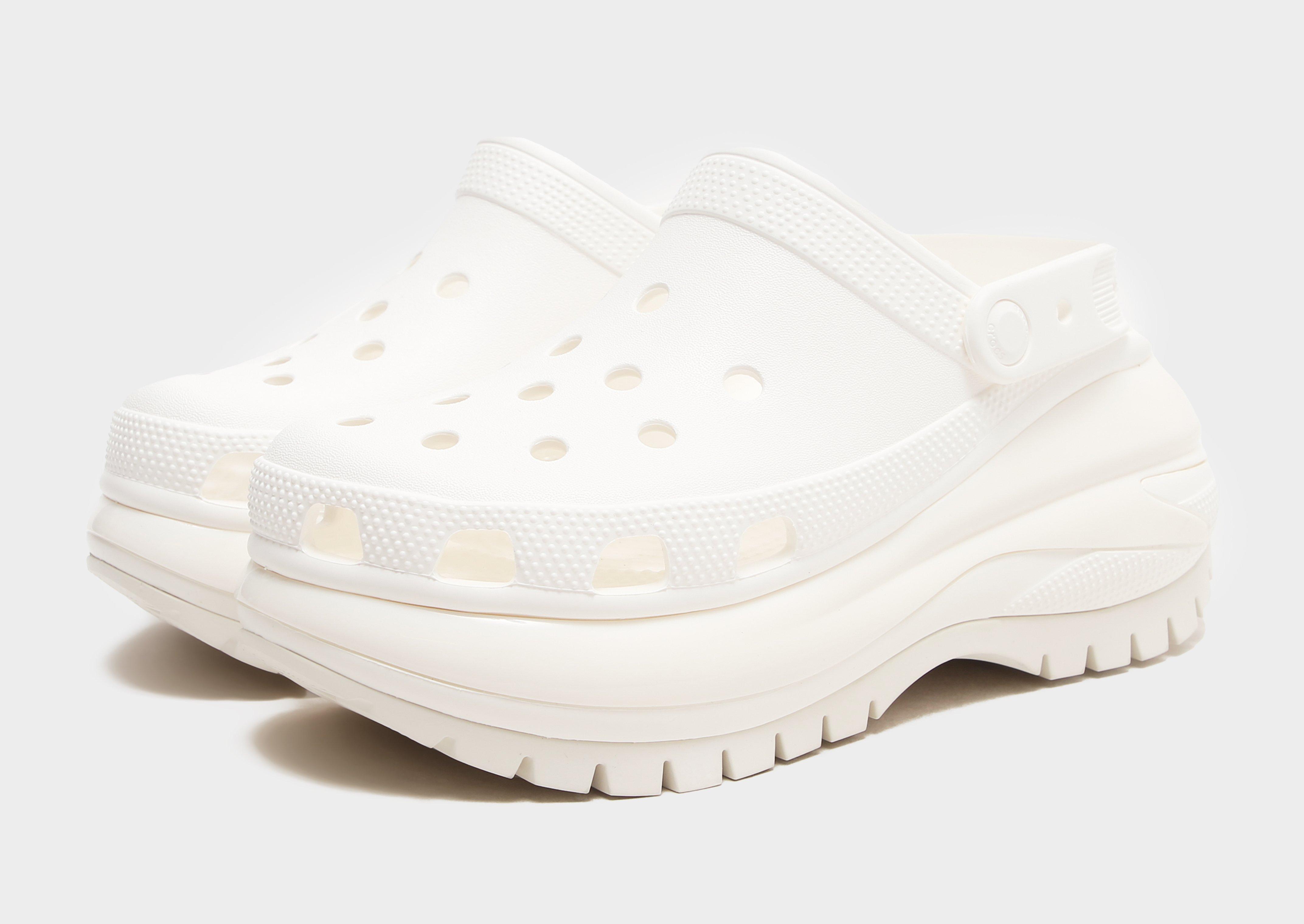 White Crocs Mega Crush Clog Women's | JD Sports Global