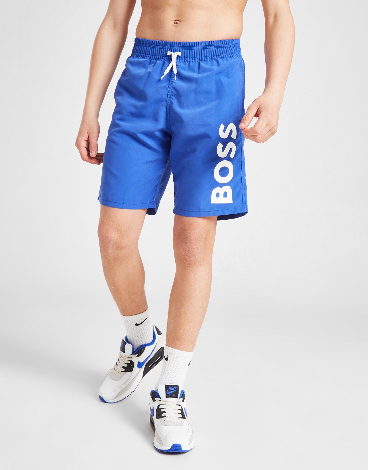 BOSS Side Print Swim Shorts Junior