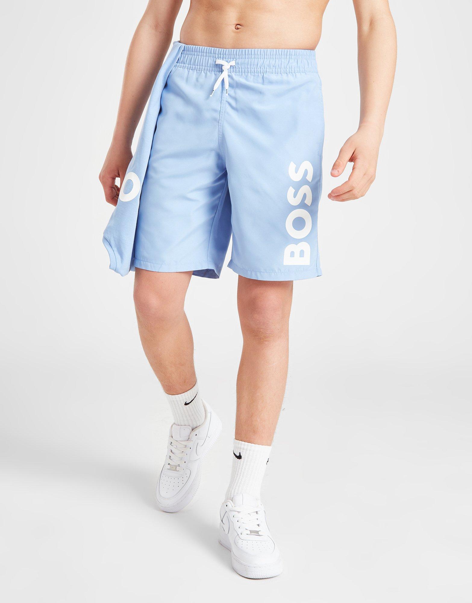BOSS Side Print Swim Shorts Junior