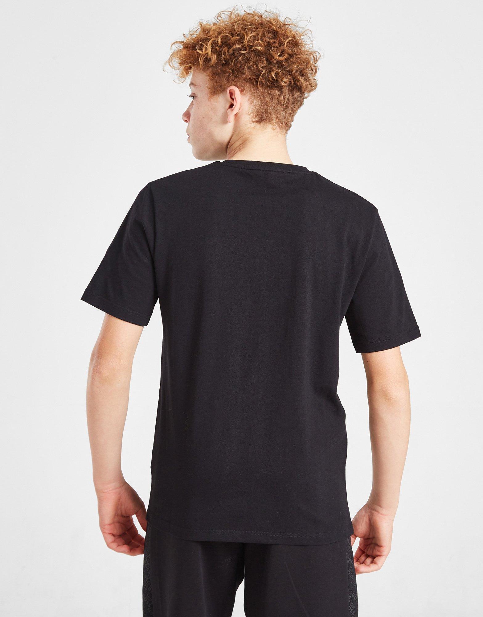 BOSS Mirror Print Logo T-Shirt Junior