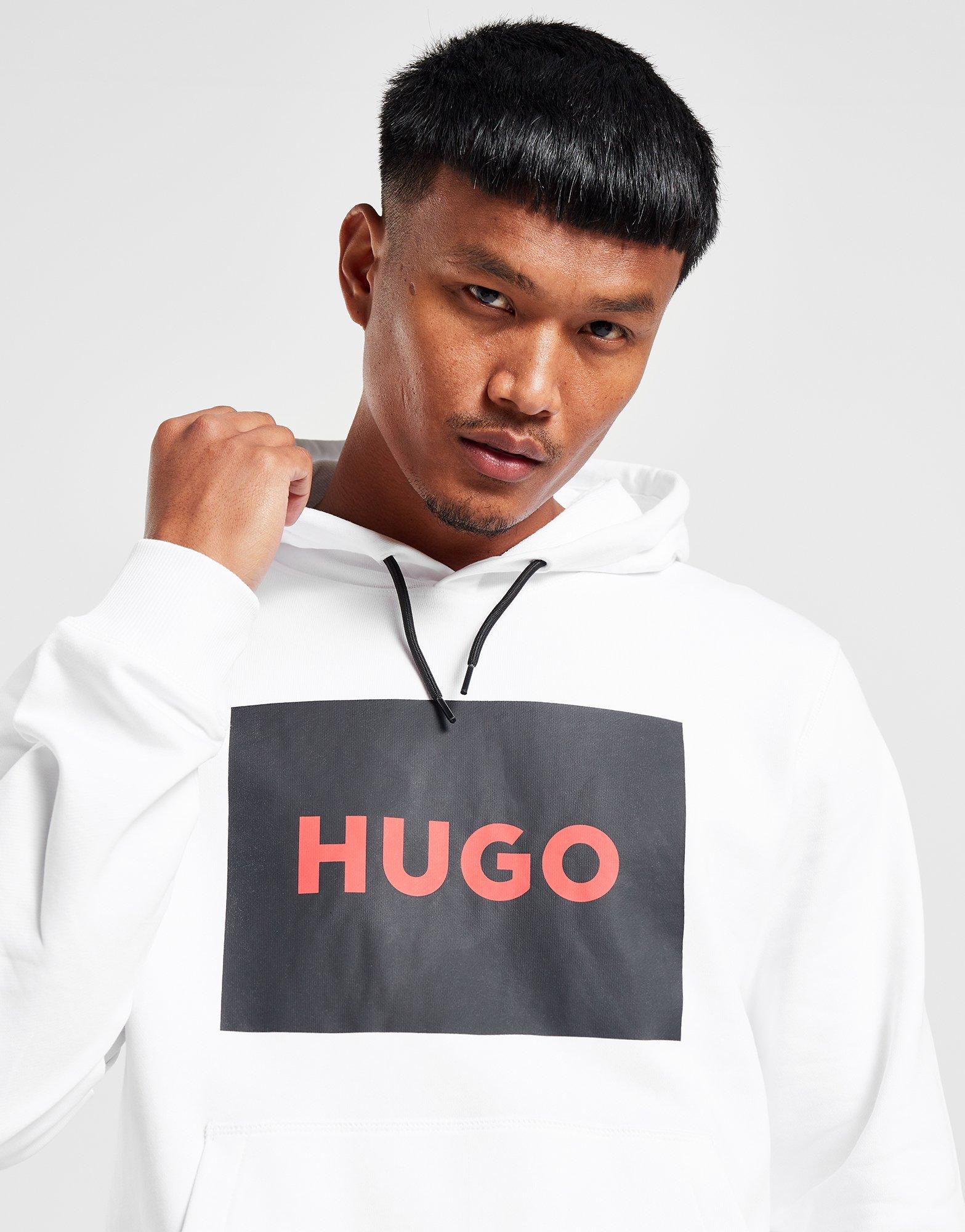 Hugo reverse deals logo hoodie