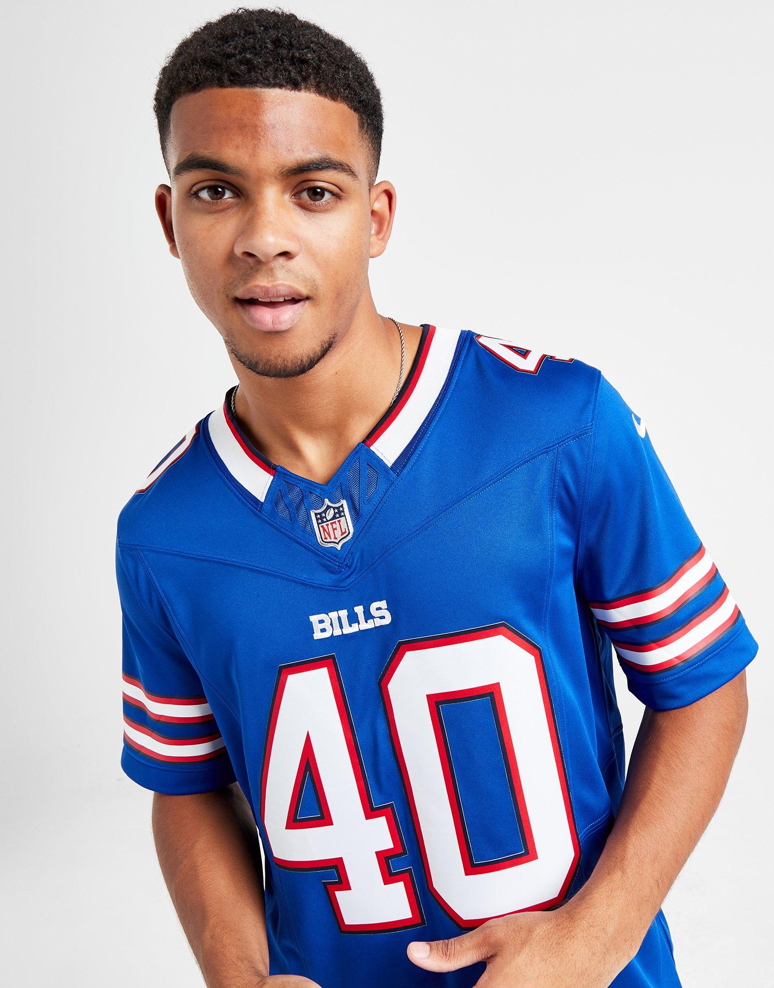 White Nike NFL Buffalo Bills Allen #17 Jersey - JD Sports Global