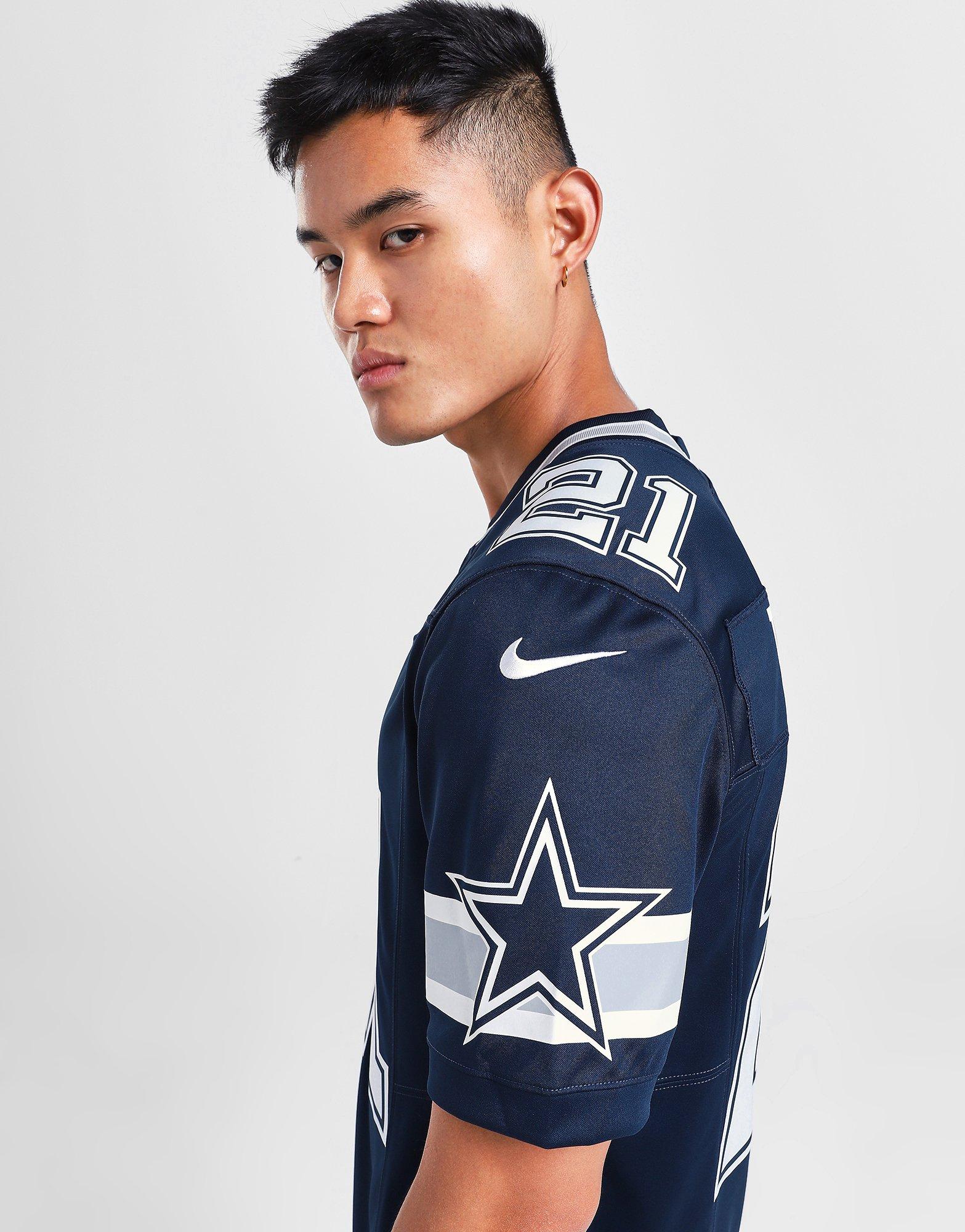 Dallas Cowboys Nike Men's NFL Long-Sleeve Top in Blue, Size: Medium | 00BYEF517RD-05G