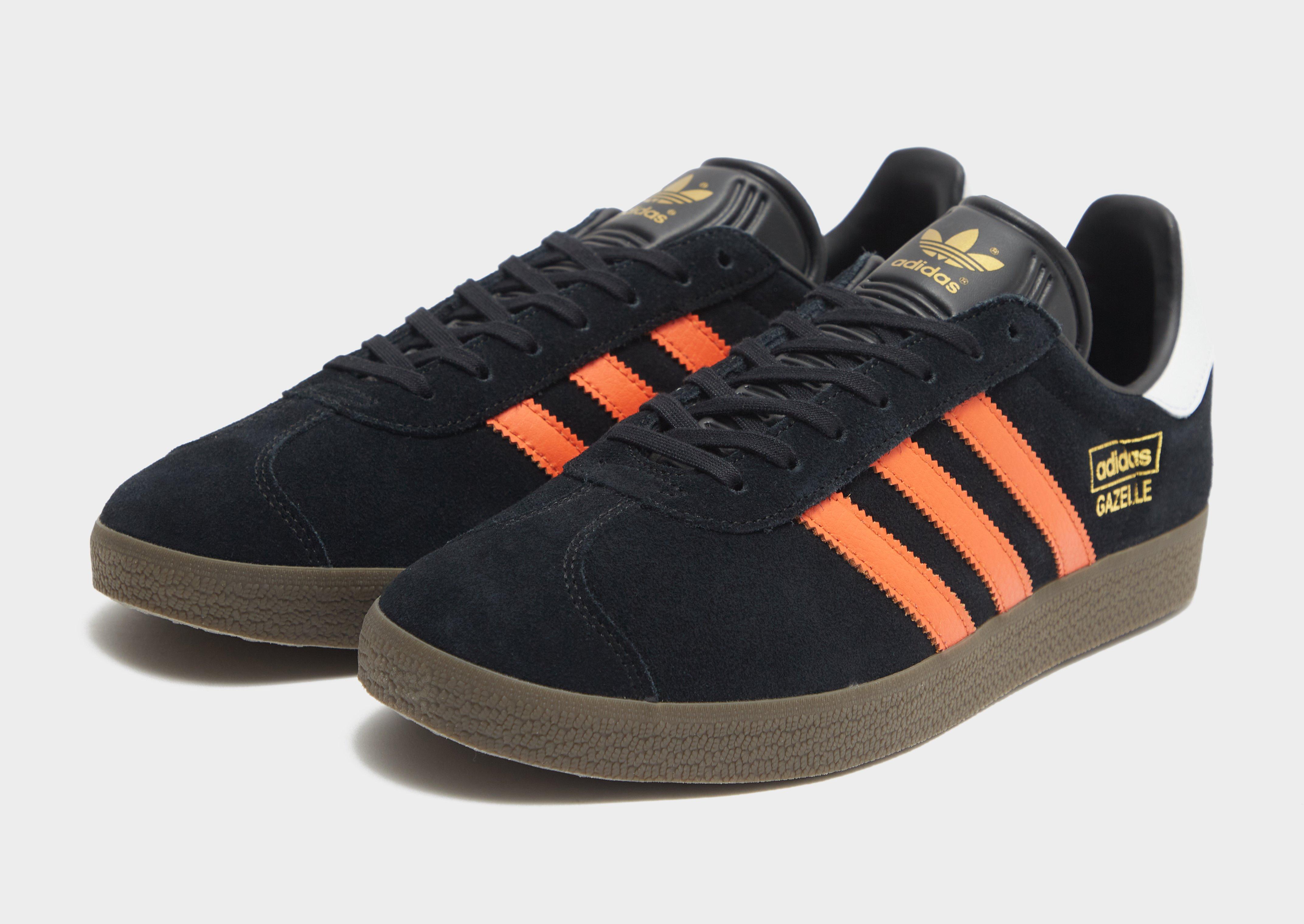 Adidas gazelle 2025 noir orange