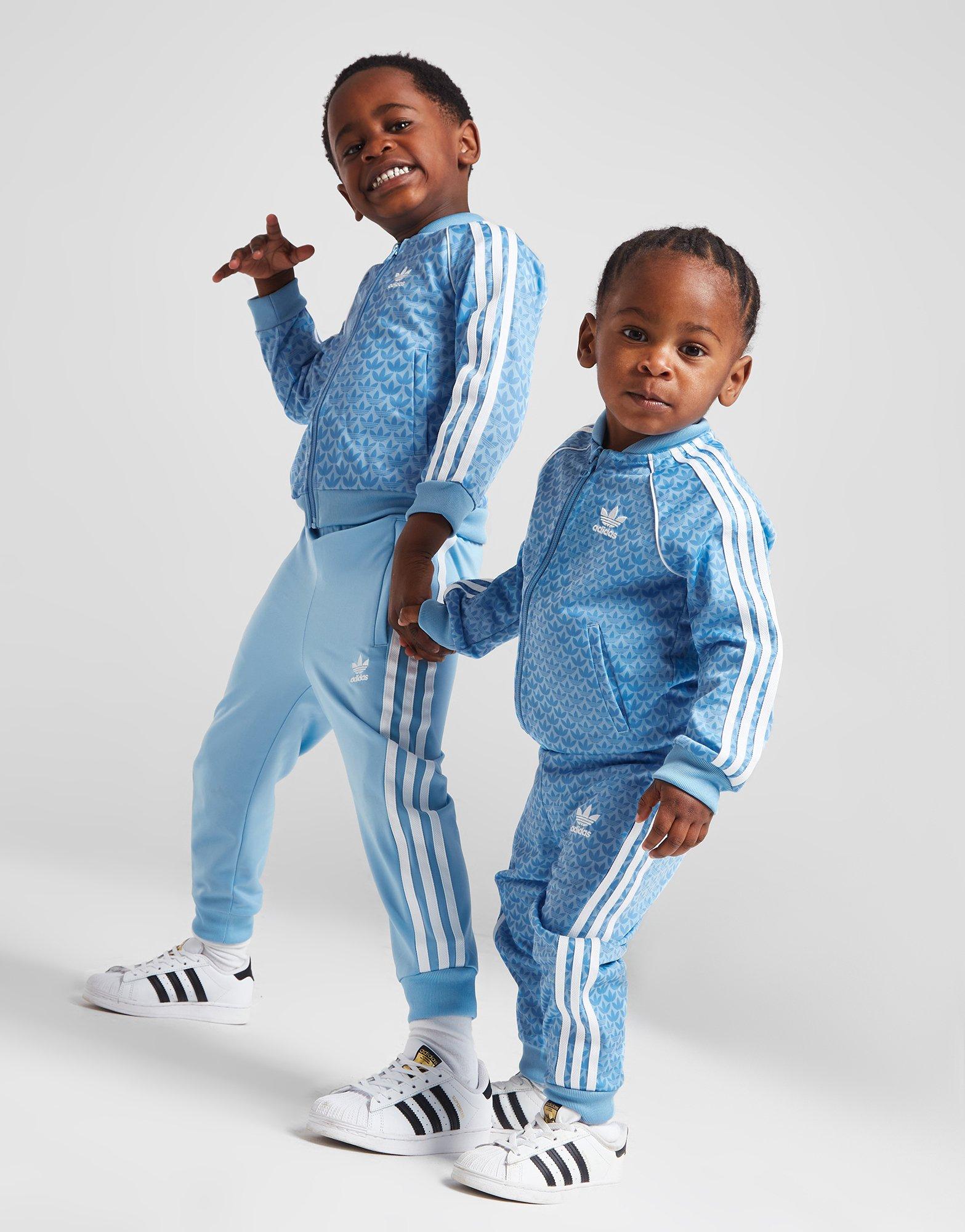 Blue adidas Originals Monogram SST Tracksuit Infant | JD Sports UK