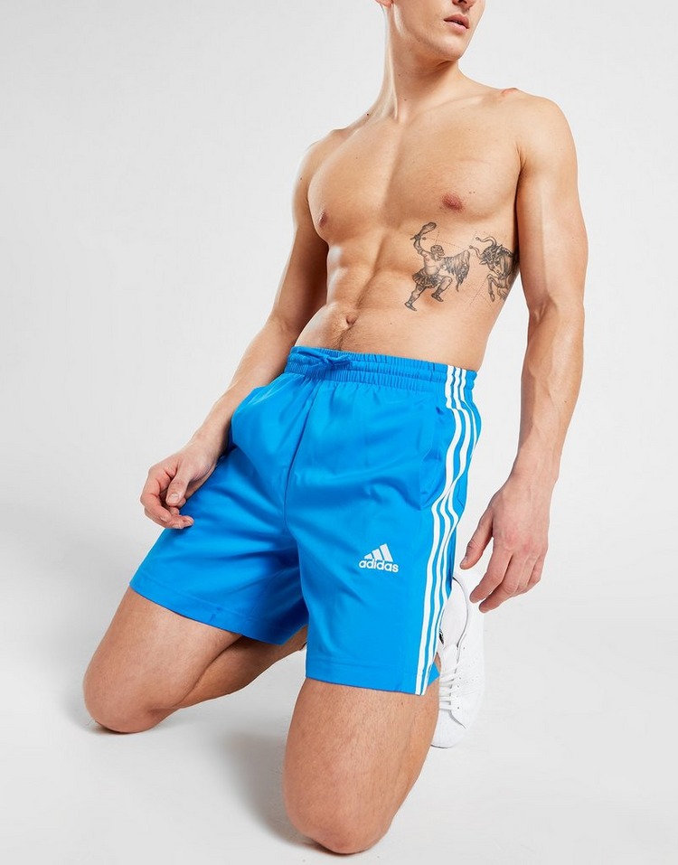 Blue adidas Badge Of Sport Woven Swim Shorts | JD Sports UK