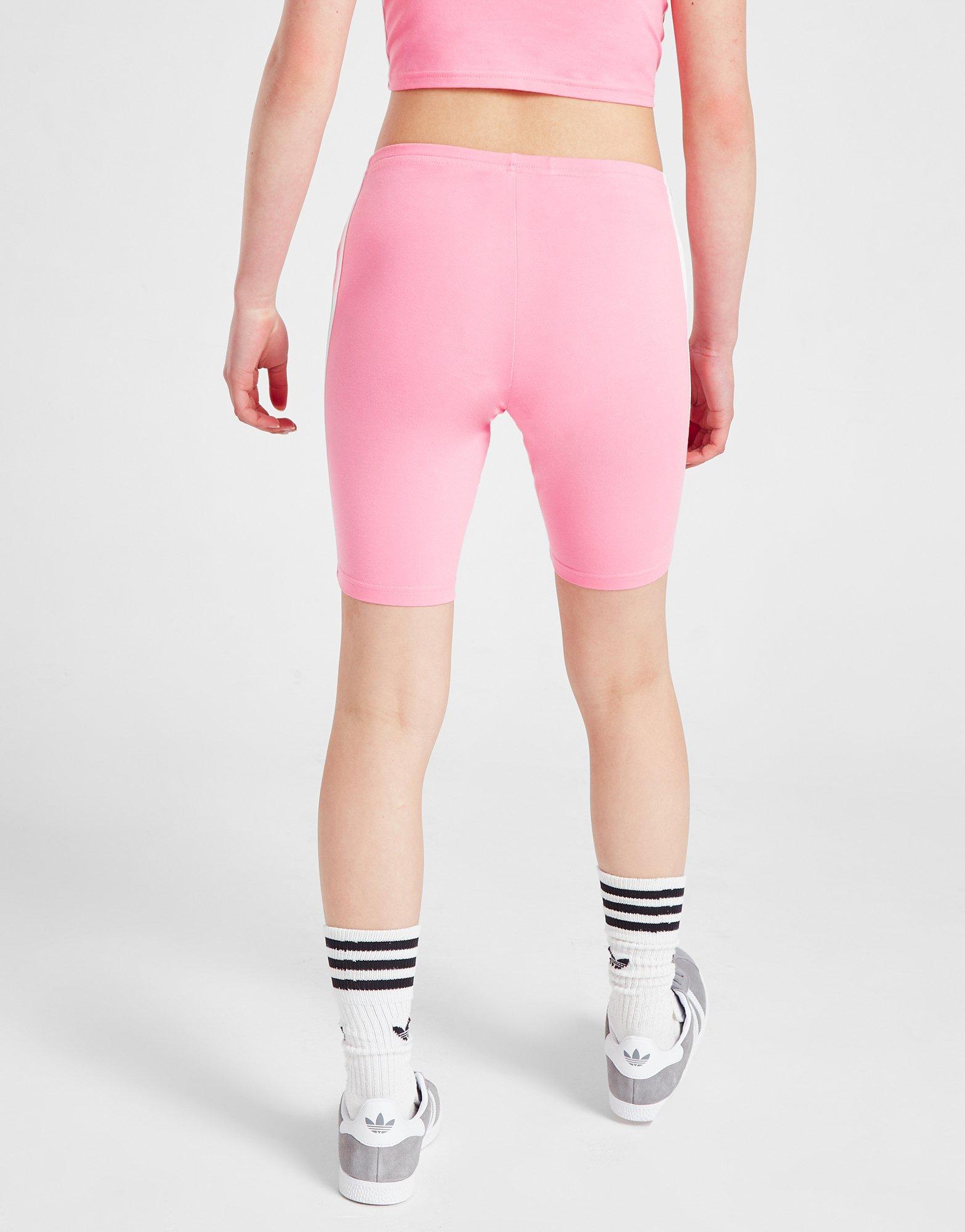 adidas Originals Girls' 3-Stripes Trefoil Cycle Shorts Junior