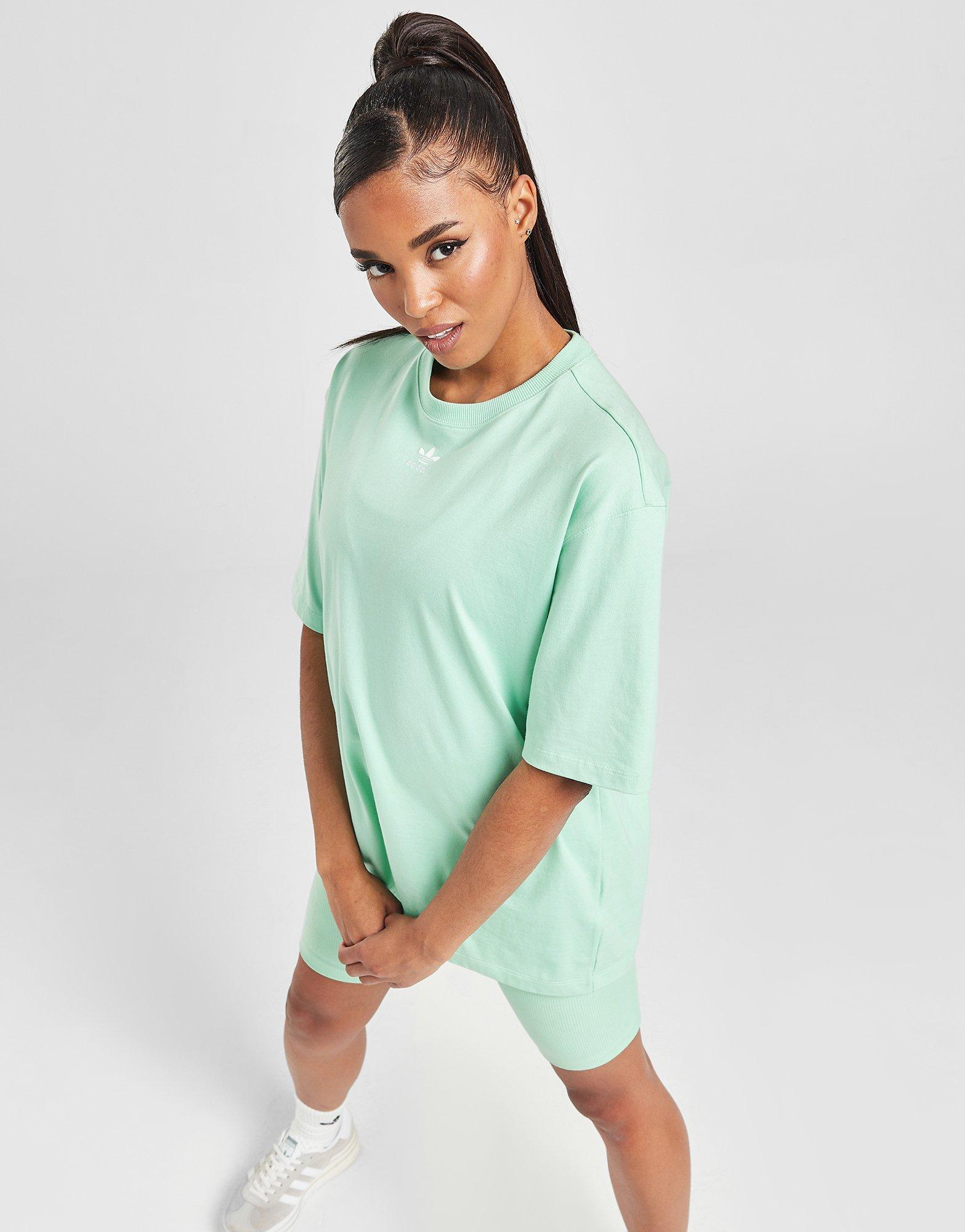 adidas originals mint green t shirt