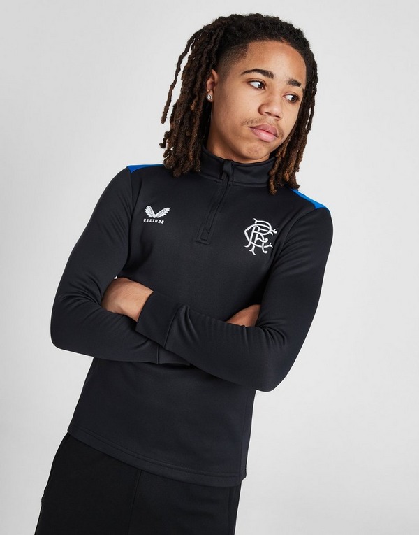 Castore Rangers FC Training 1/4 Zip Top Junior