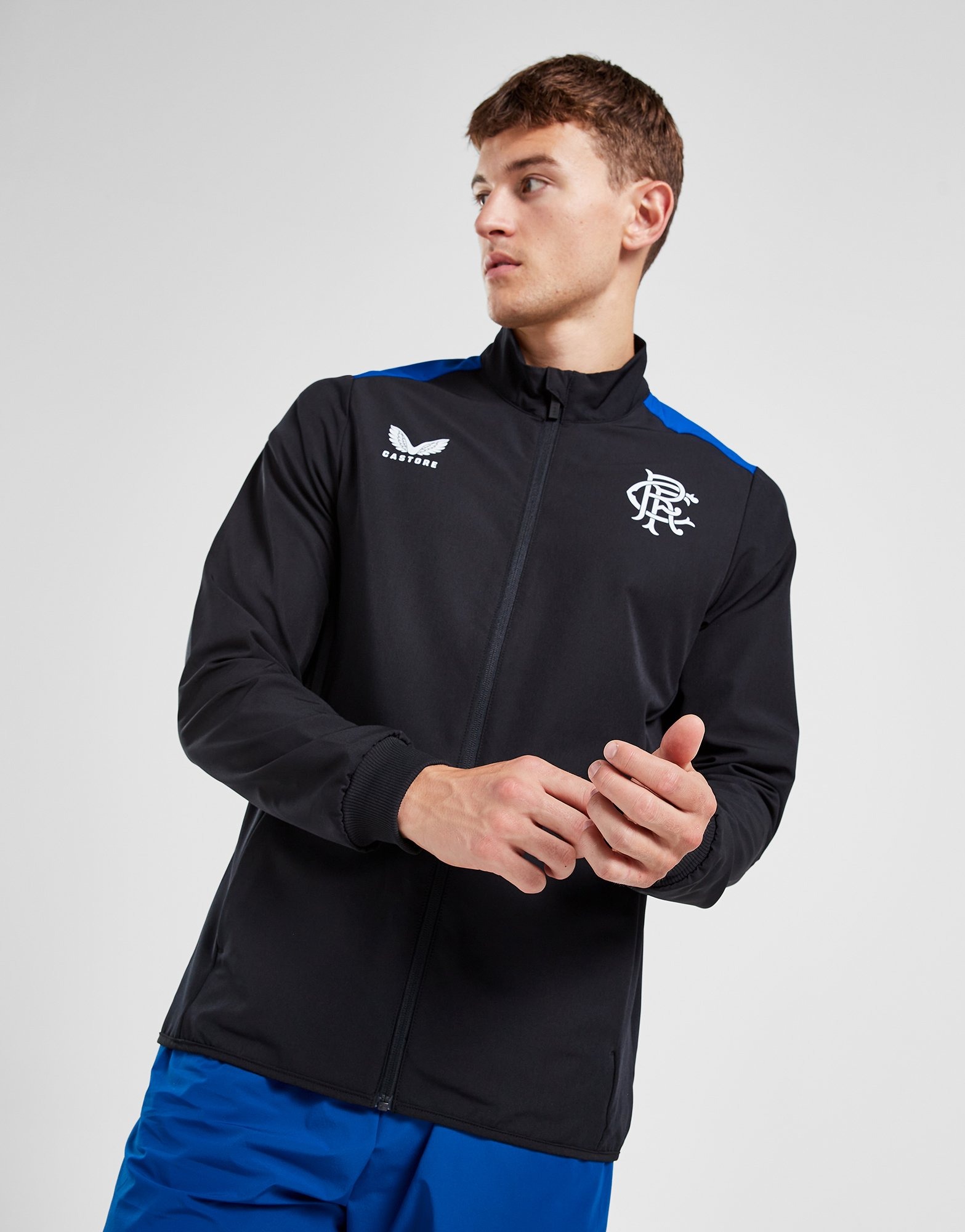 Black Castore Rangers FC Anthem Jacket - JD Sports NZ