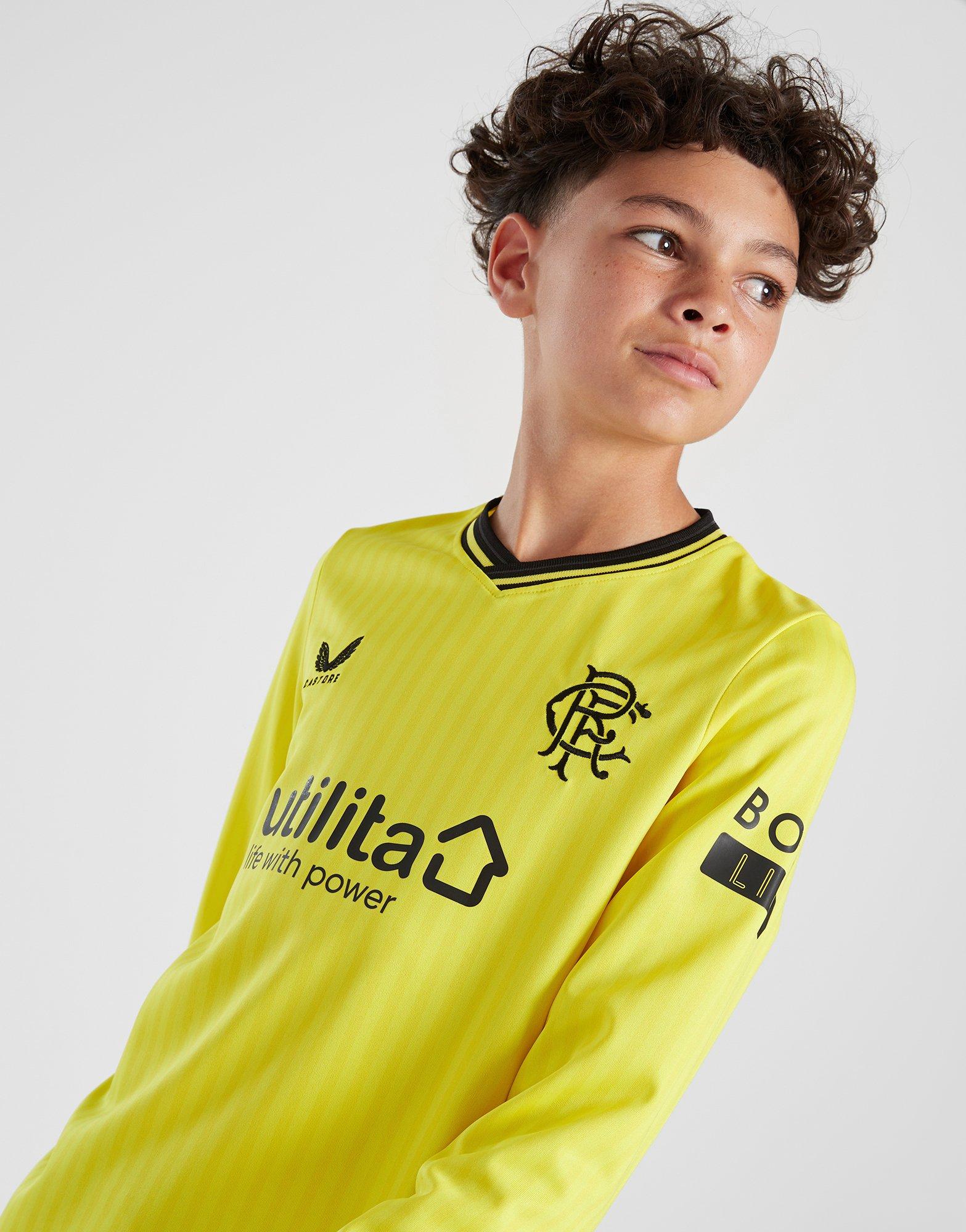 Castore Rangers FC 2023/24 Goalkeeper Home Shirt Junior