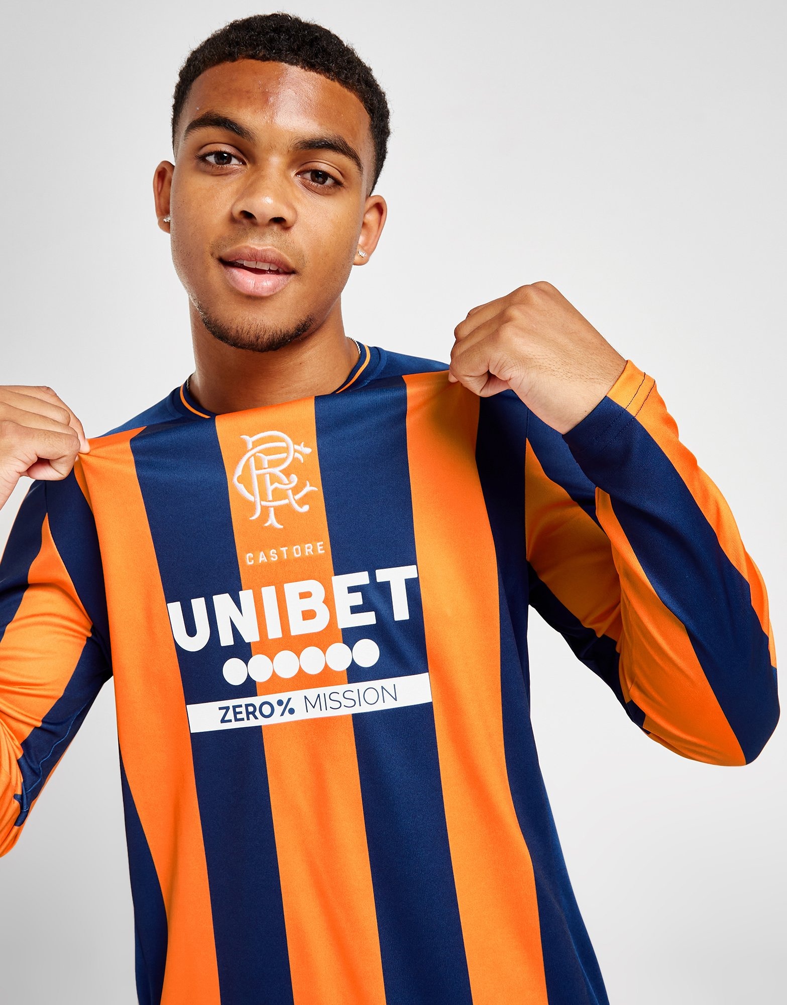 Blue Castore Rangers FC 2023/24 Long Sleeve Third Shirt JD Sports