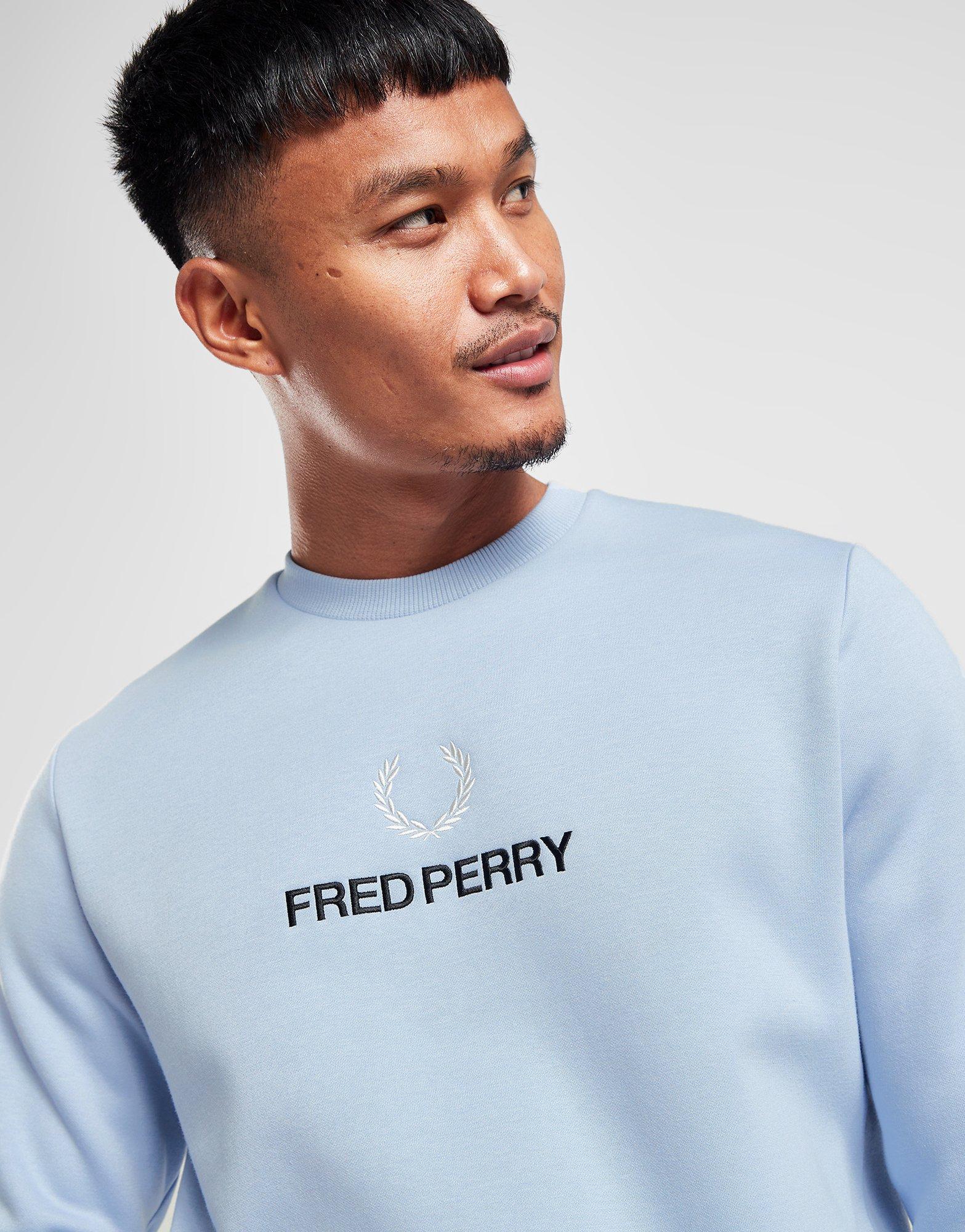 Fred Perry Global Stack Crew Sweatshirt