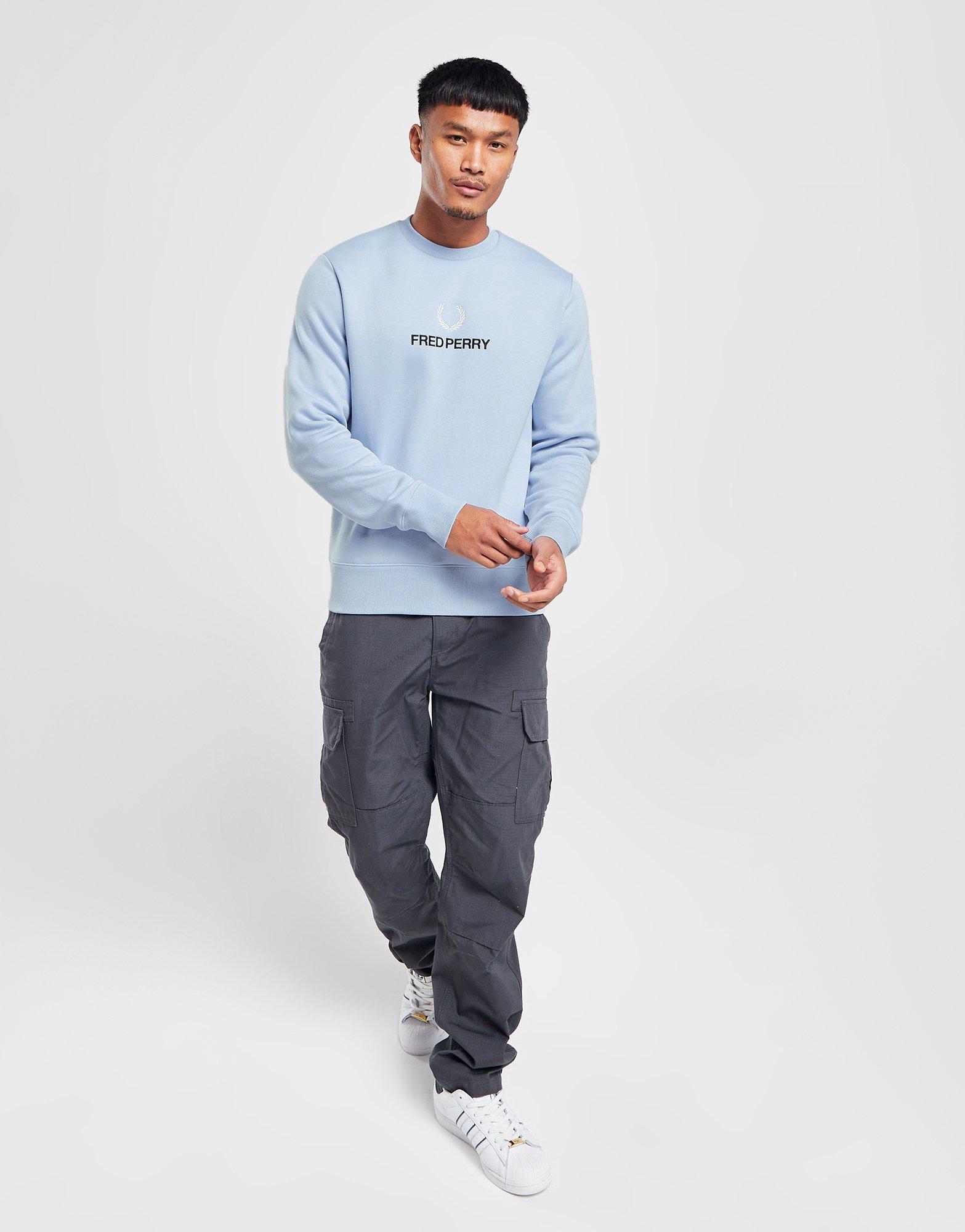Fred Perry Global Stack Crew Sweatshirt