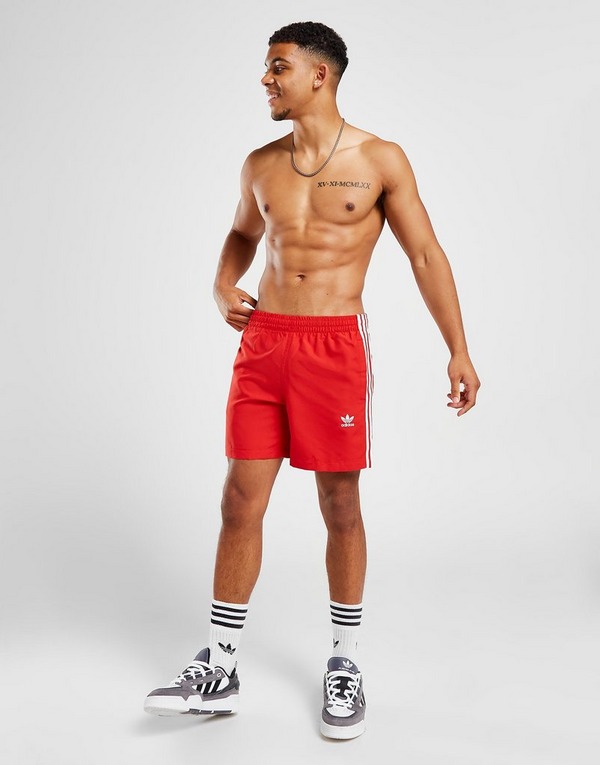 aflange Afstem accelerator Red adidas Originals California Swim Shorts | JD Sports UK