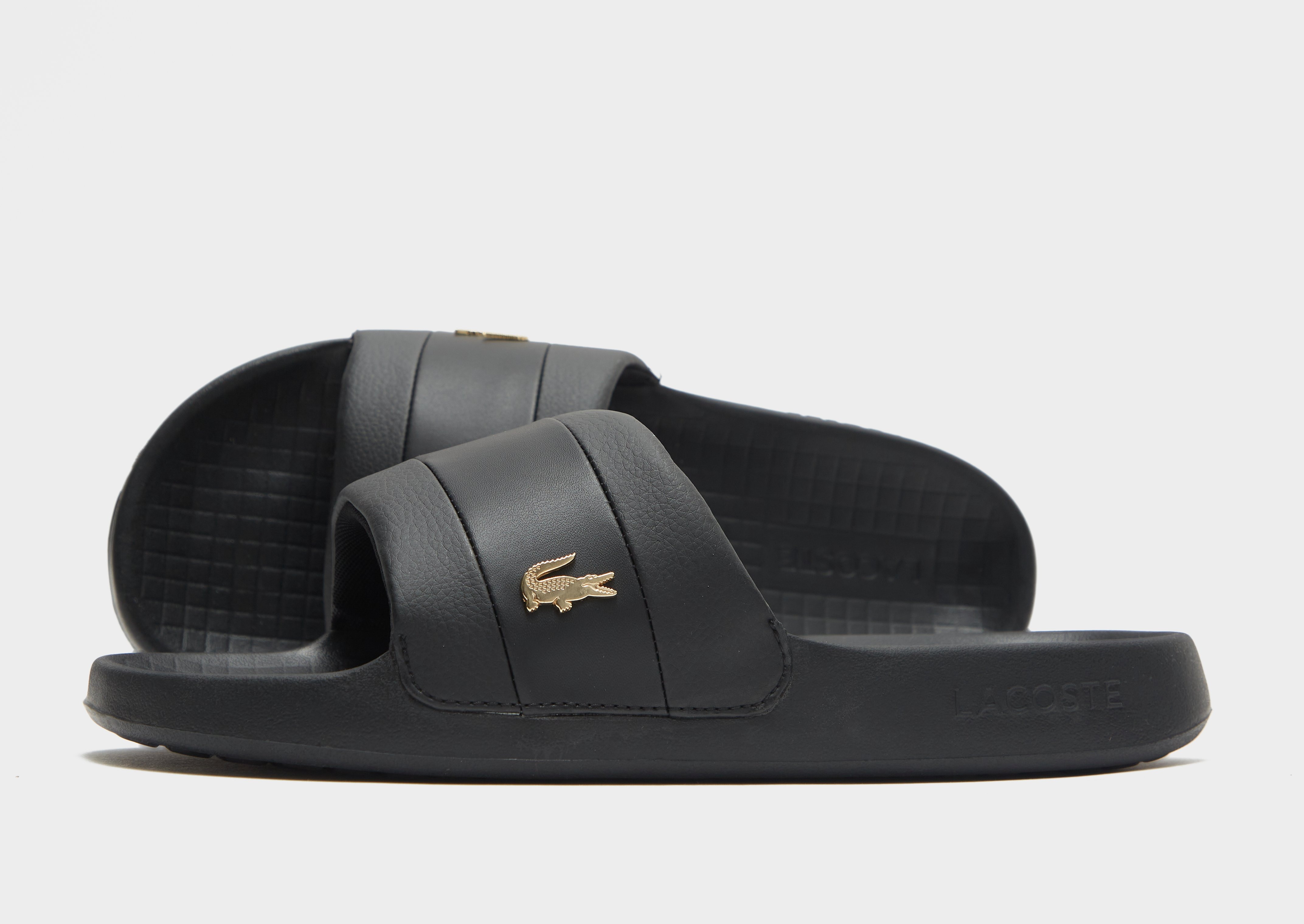 Lacoste sliders junior best sale