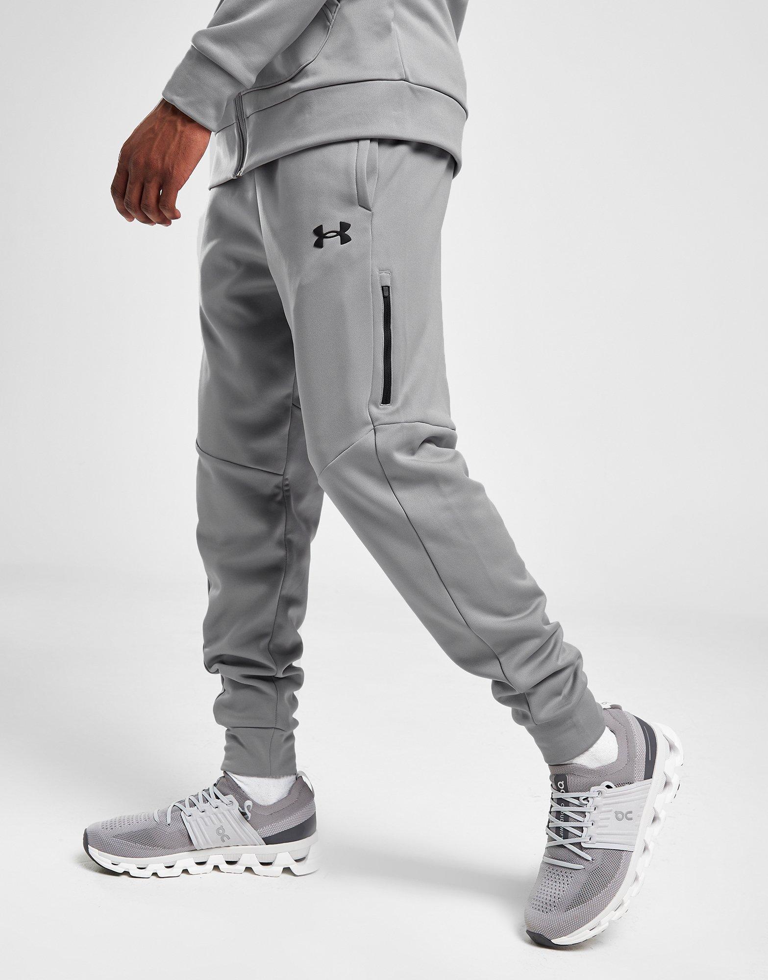 Grey Under Armour UA Armour Fleece Grid Track Pants Junior - JD Sports  Global