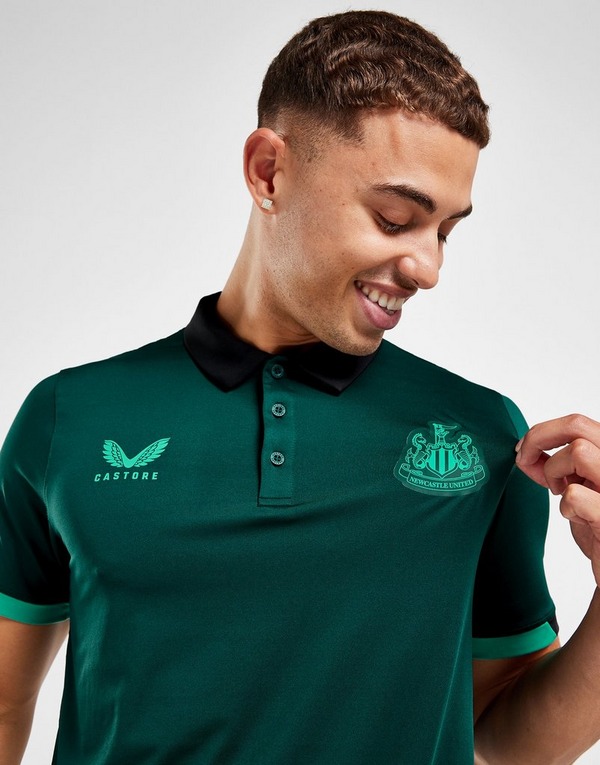 Green Castore Newcastle United FC Travel Polo Shirt