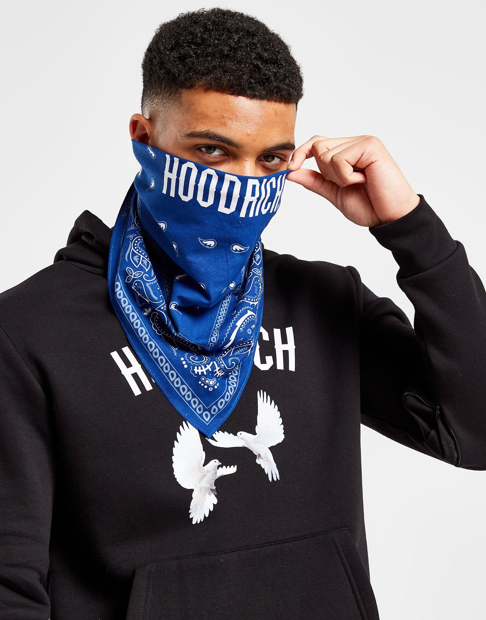 Blue Hoodrich Paisley Bandana | JD Sports UK