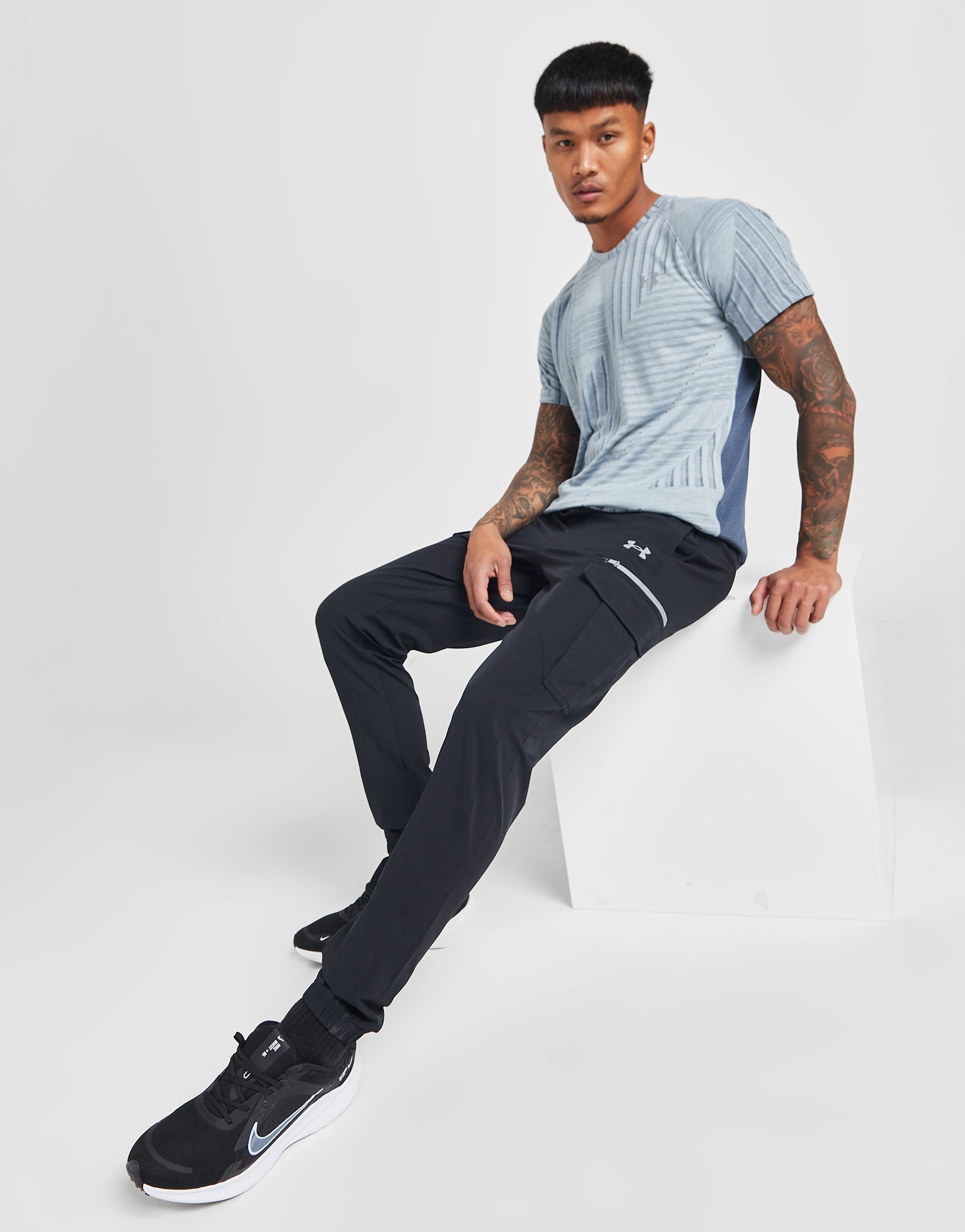 Under Armour Pantalon Cargo Zippé Homme Gris- JD Sports France