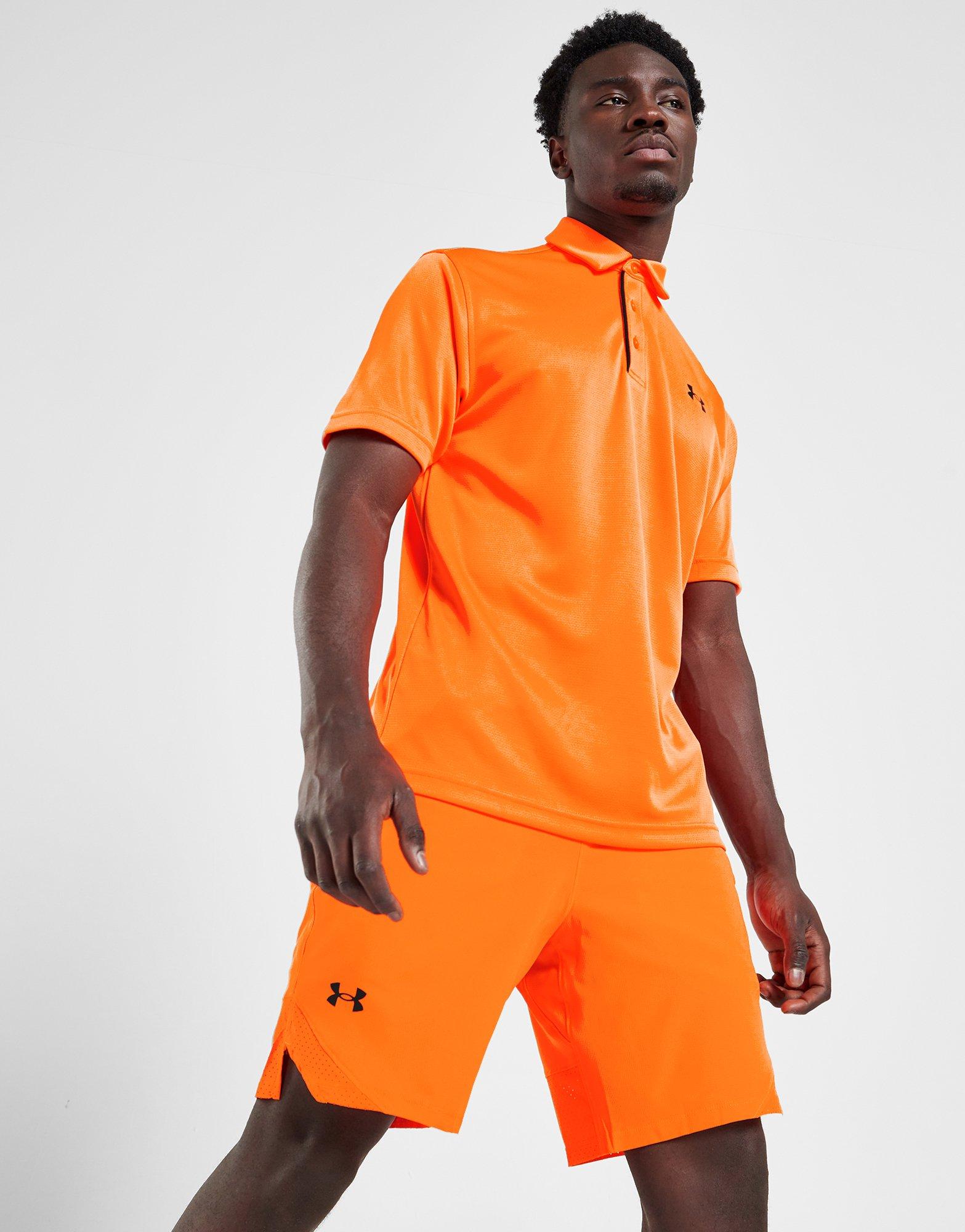 Under armour sale orange shorts