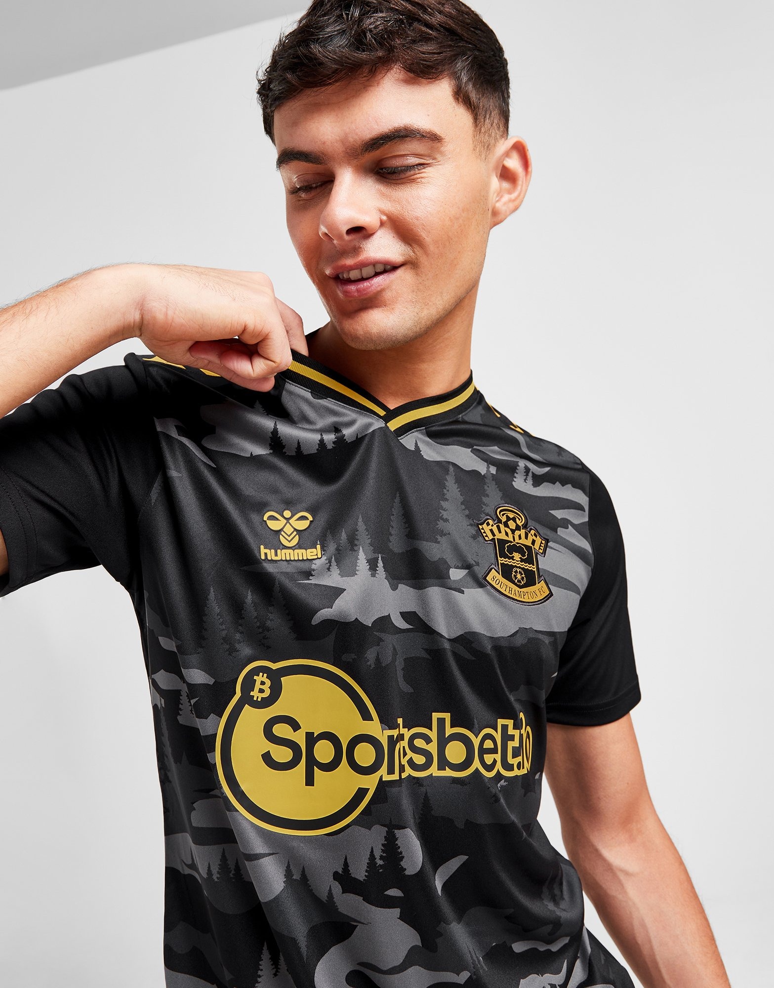 Black Hummel Southampton FC 2023/24 Third Shirt JD Sports Ireland