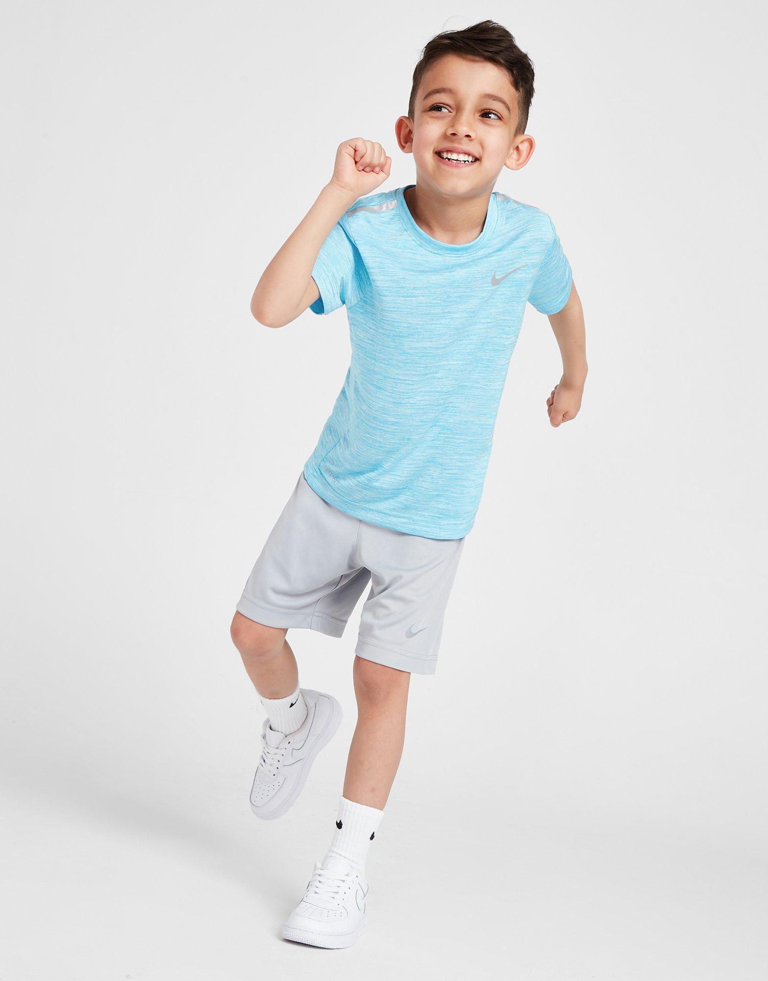 Nike Miler Short Sleeve T-Shirt/Shorts Set Kleinkinder Blau, JD Sports  Österreich barbour größen umrechnung